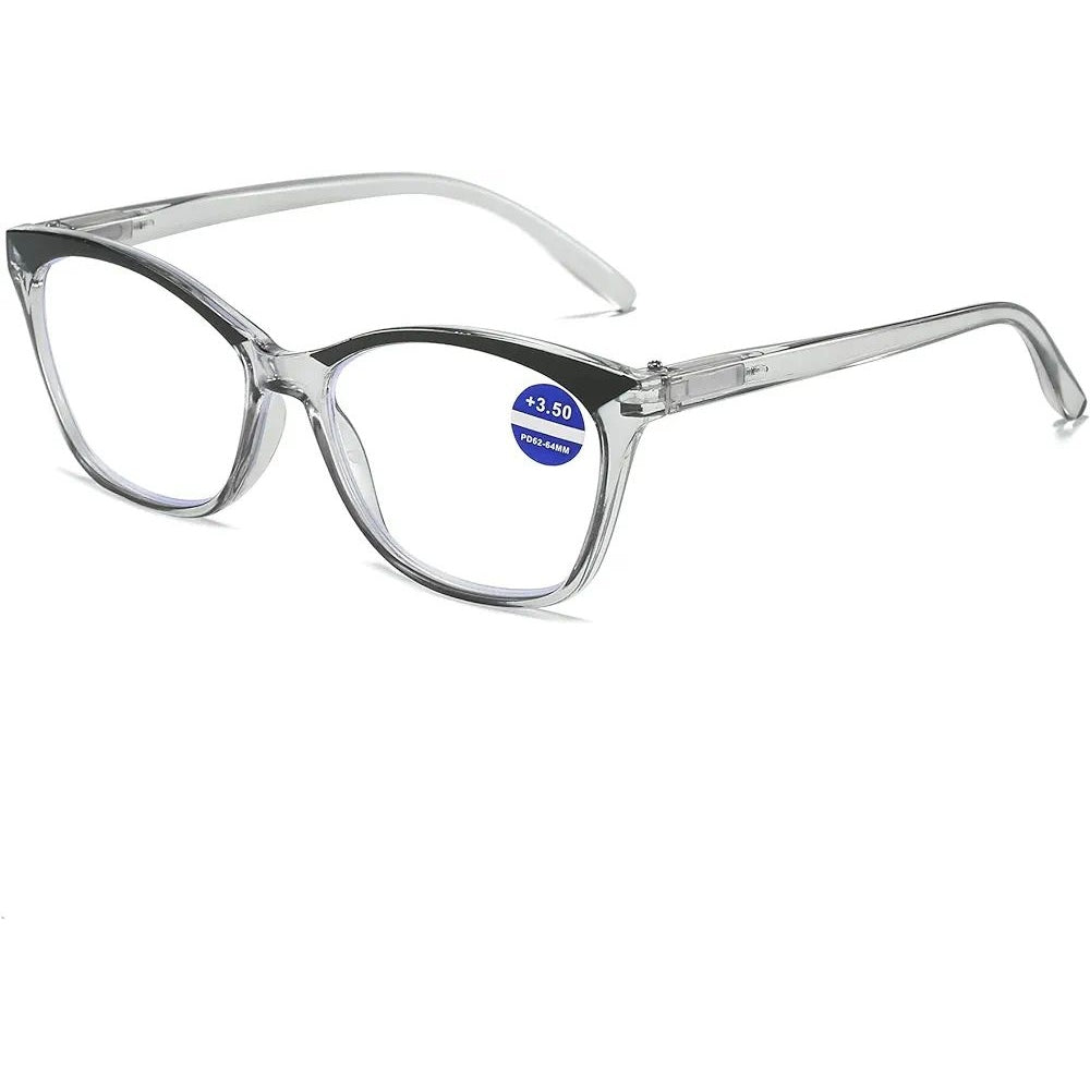 Stylish Blue Light Blocking Computer Glasses for Women with Flexible Spring Hinges - Perfect for Office Work, Gaming & Screen Time Protection