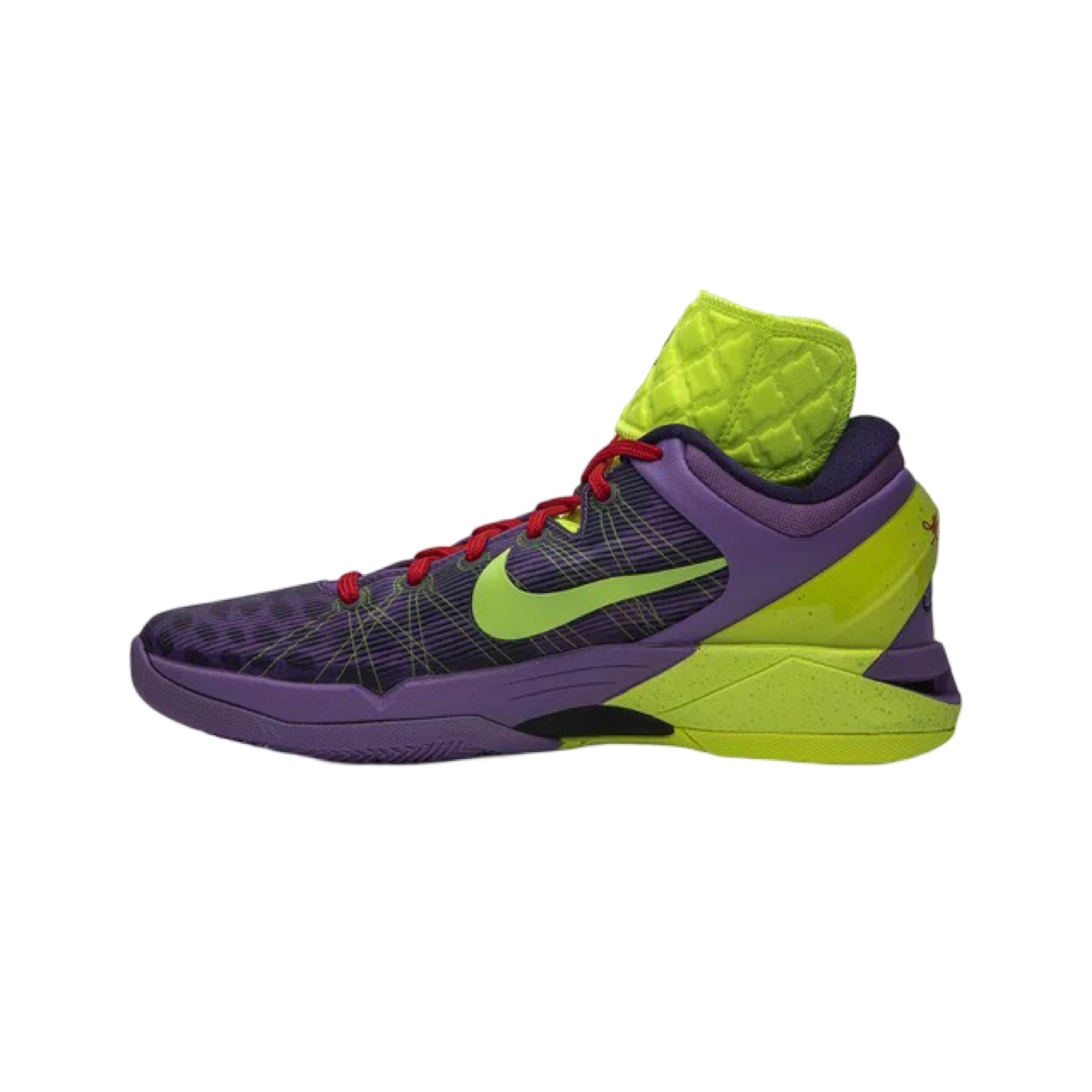 Nike Kobe 7 Supreme Basketball Shoes - Xmas Violet Pop Volt Ink Action Red - High-Performance Court Sneakers for Men's Basketball Games & Streetwear Fashion