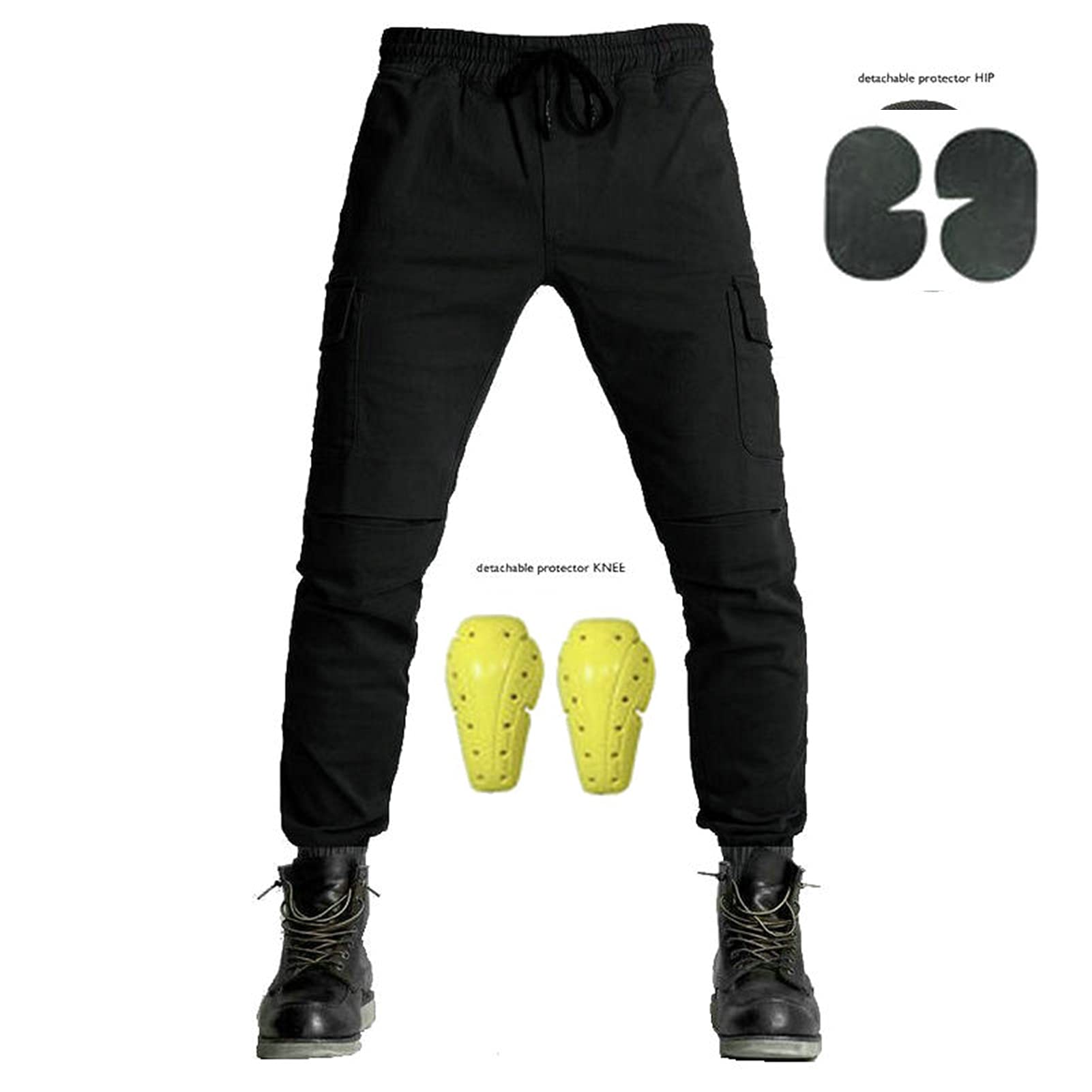 Women's Motorcycle Riding Pants - Adjustable Protective Gear for All Seasons | Casual & Safe Riding