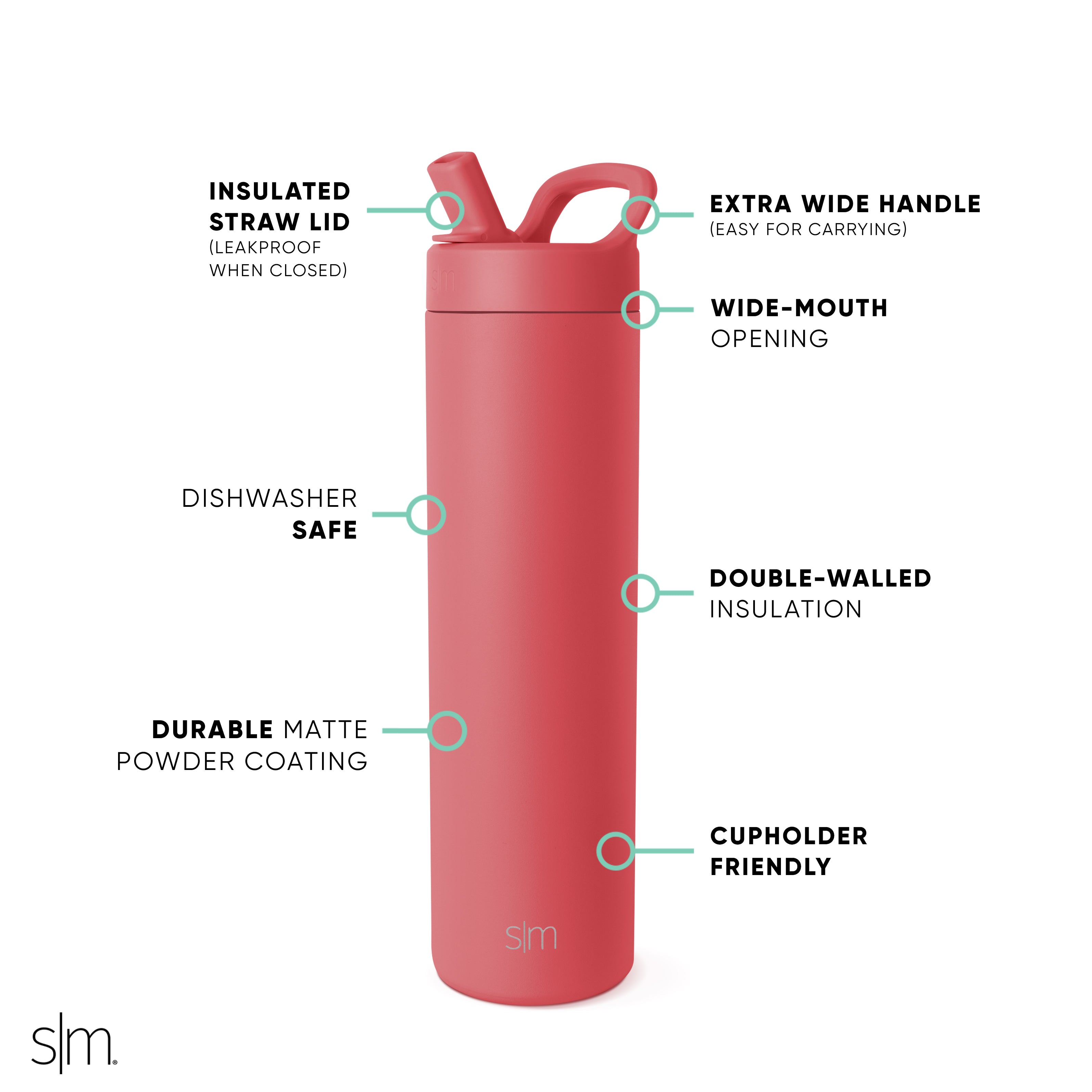 Stainless Steel Manual Straw Lid Cup - Reusable Travel Tumbler for Coffee, Tea & Cold Drinks - Perfect for Office, Gym & Outdoor Activities