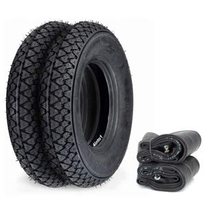Michelin S83 Tire Set - Compatible with Honda Z50A/R - Includes Tires & Inner Tubes - Perfect for Off-Road & Trail Riding Adventures