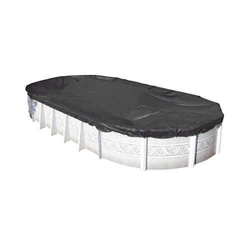 Harris 5-Year Durable Winter Pool Cover for 16'x25' Oval Above Ground Pools – Perfect for Seasonal Protection and Snow Load Resistance