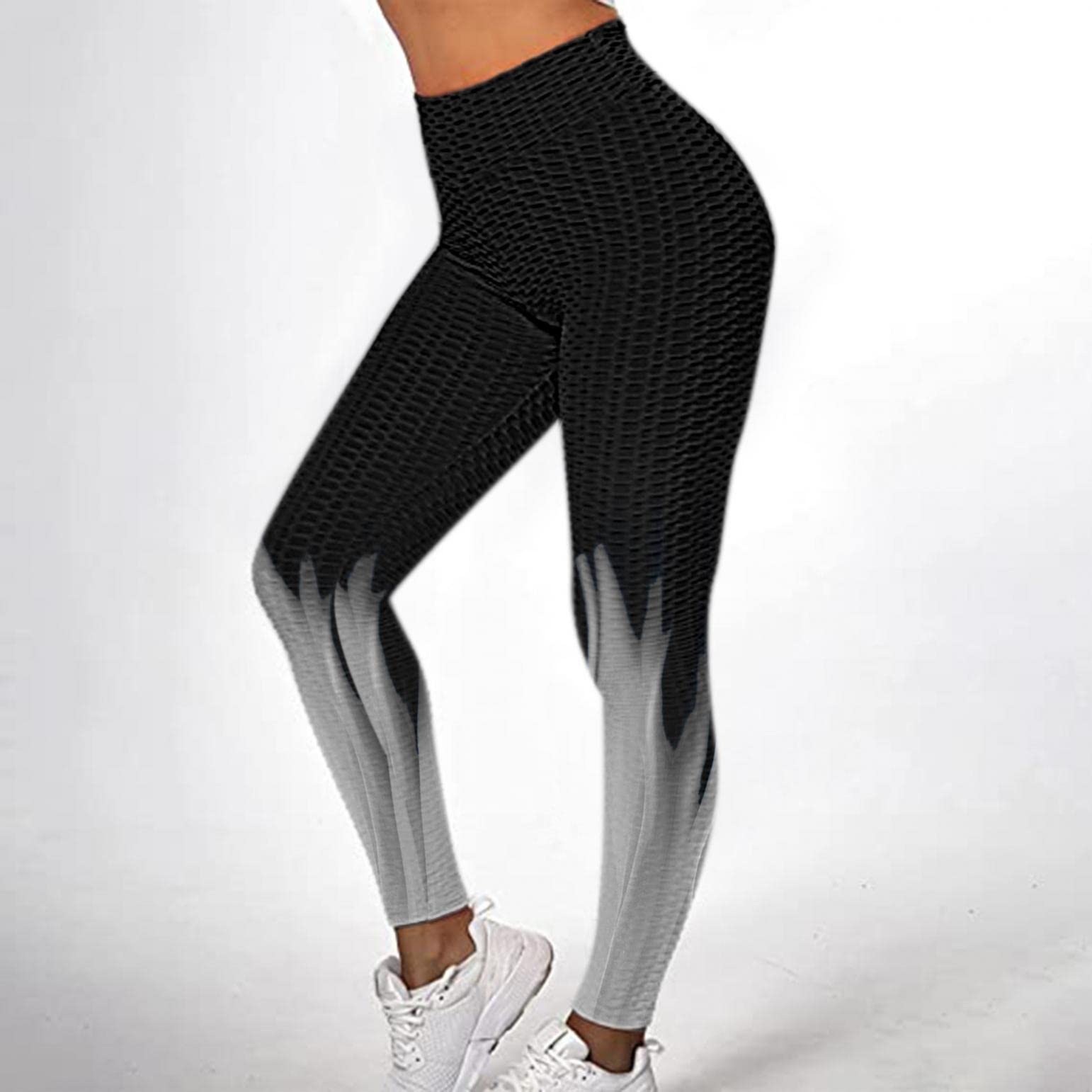 High Waisted Tummy Control Leggings for Women - Seamless Yoga Workout Pants for Gym & Lounge
