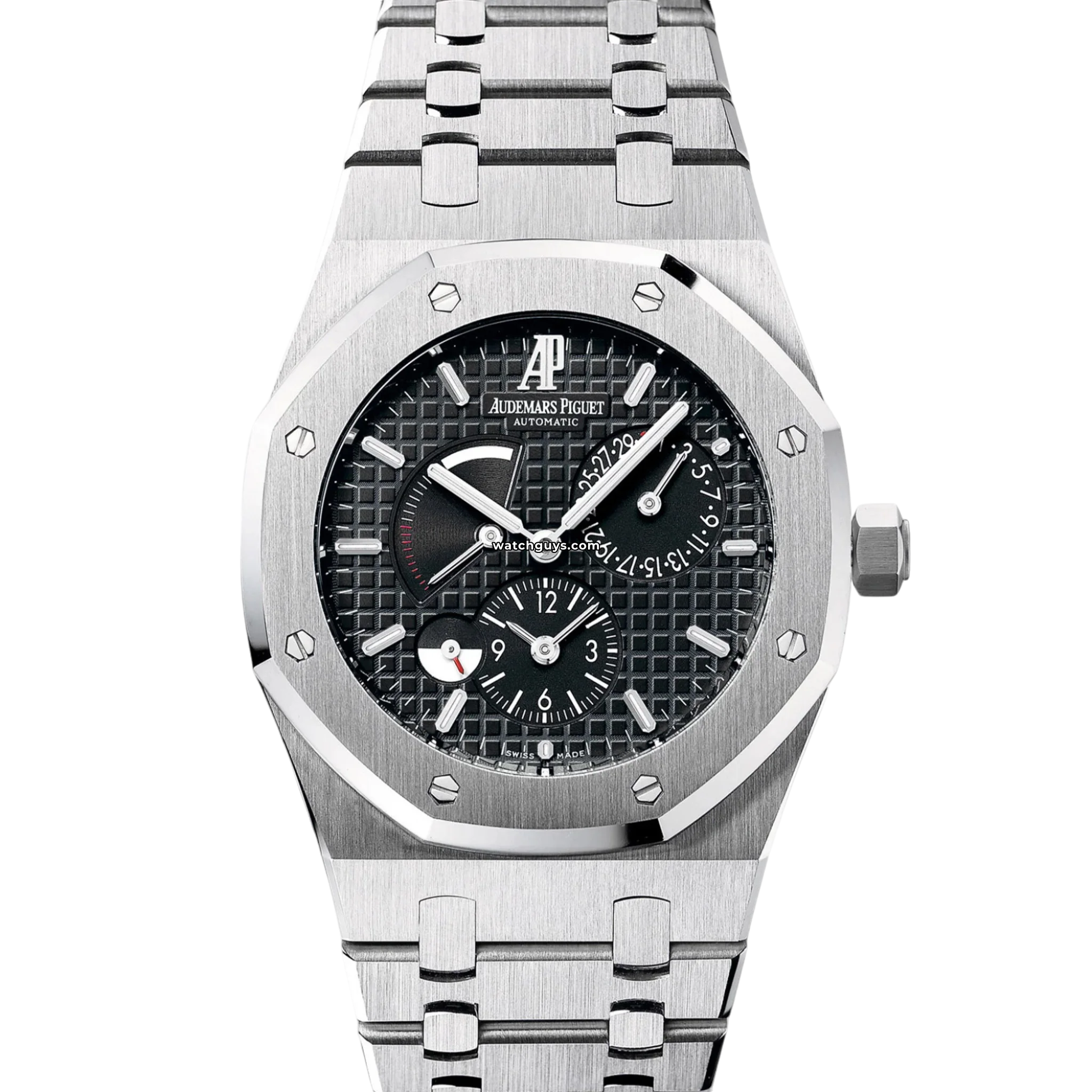 Audemars Piguet Royal Oak Dual Time 26120ST.00.1220ST.03 Luxury Men's Watch - Perfect for Business Travel & Formal Occasions