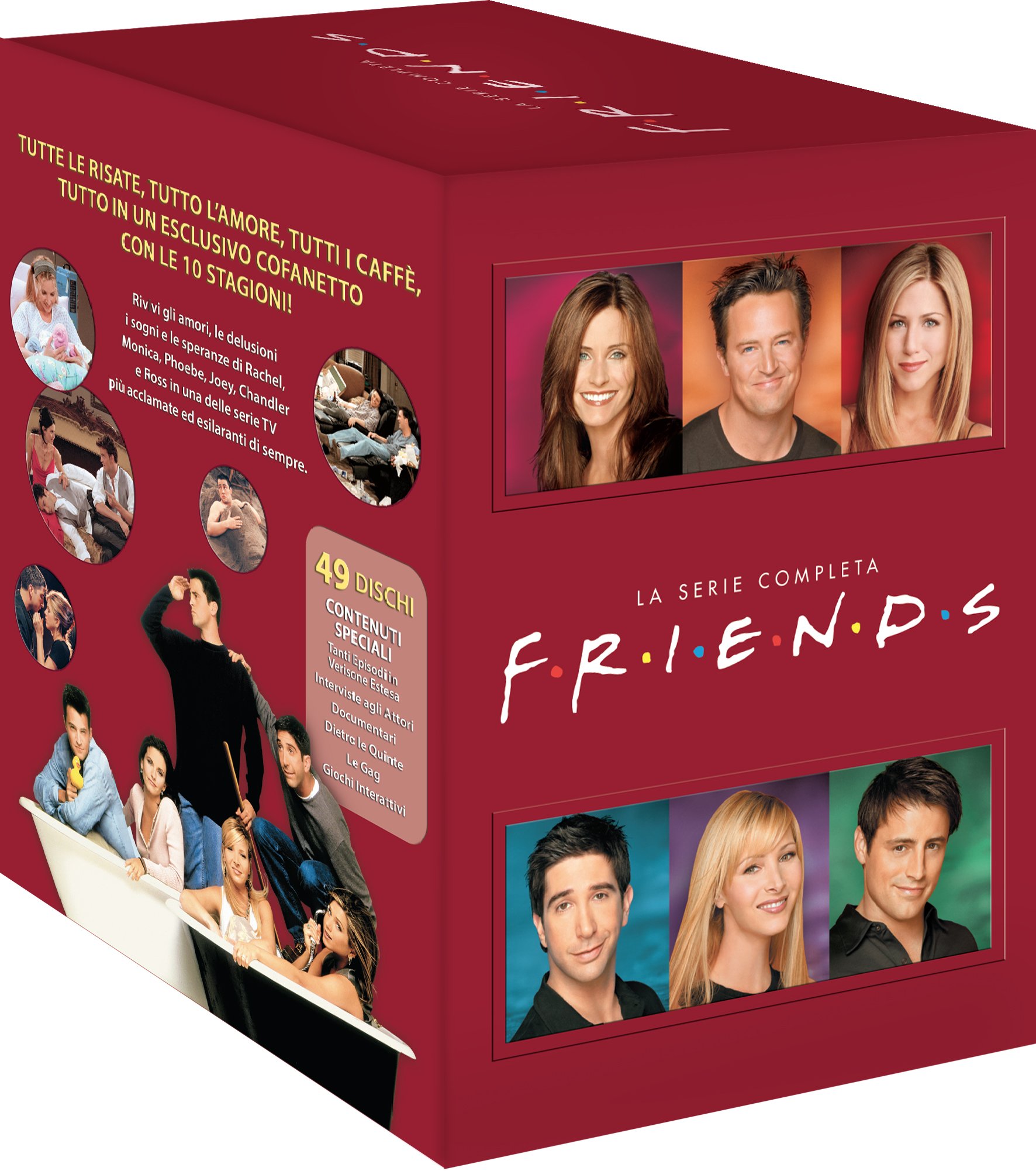 Friends - The Complete Series Box Set (49 DVDs) | Classic TV Show Collection for Home Entertainment & Gifts