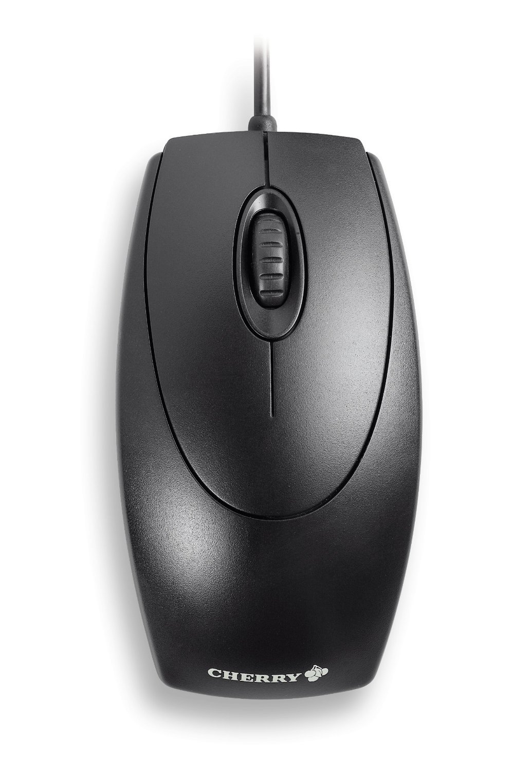 CHERRY USB Wired Computer Mouse - Ergonomic Optical Mouse for PC, Laptop, Mac - Black Gaming Mouse for Office Work, Home Use & Online Classes