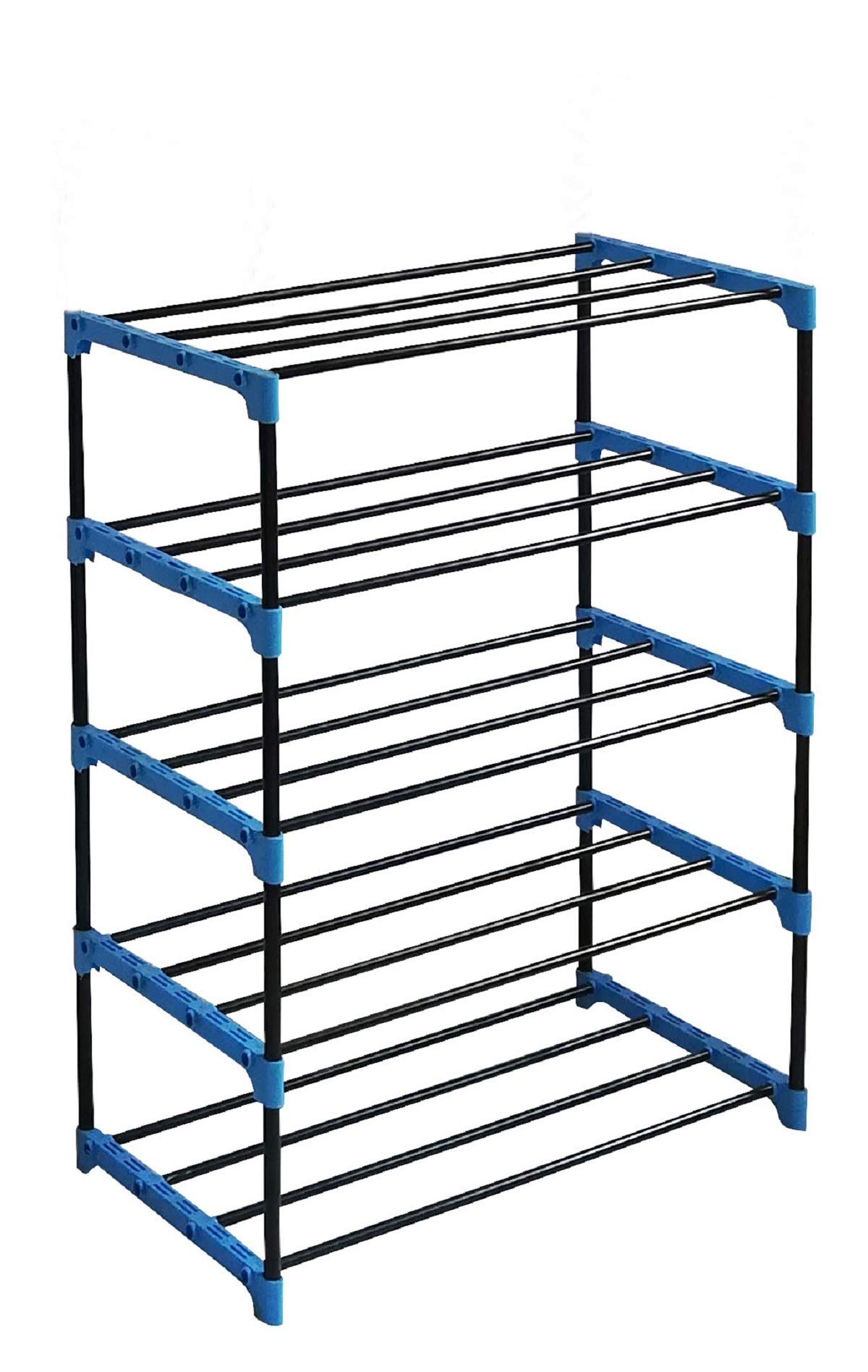 5-Tier Stainless Steel Kitchen Storage Rack - Space Saving Organizer for Pantry, Spice Jars, Canned Food & Kitchen Supplies | Durable Multi-Purpose Shelf for Home, Office & Restaurant Use