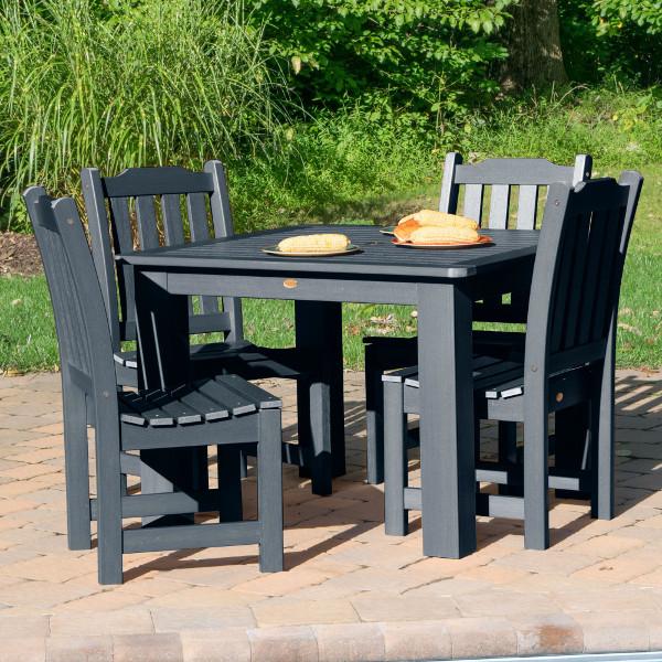 Lehigh 5-Piece Square Patio Dining Set - Outdoor Furniture for Garden, Backyard, and Poolside Relaxation