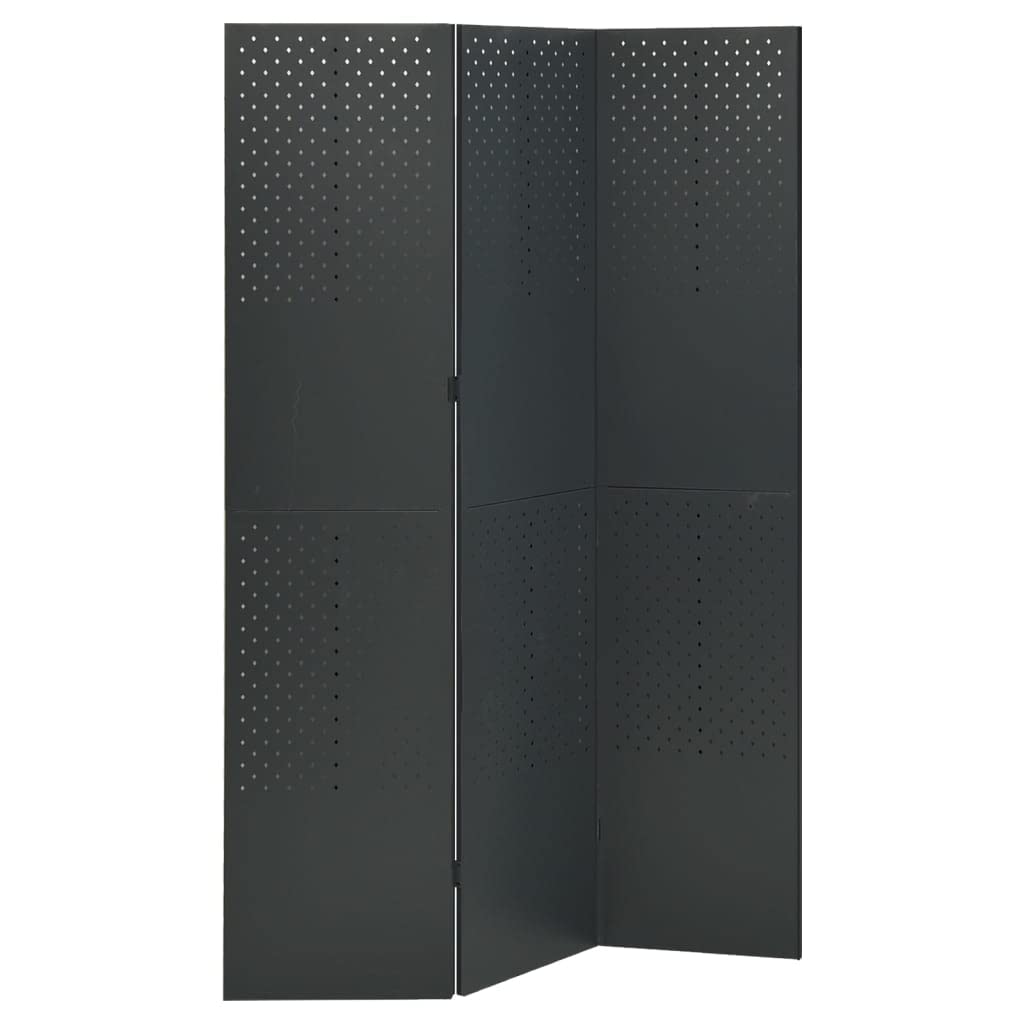 CHARMMA 3-Panel Room Divider Screen - 47.2