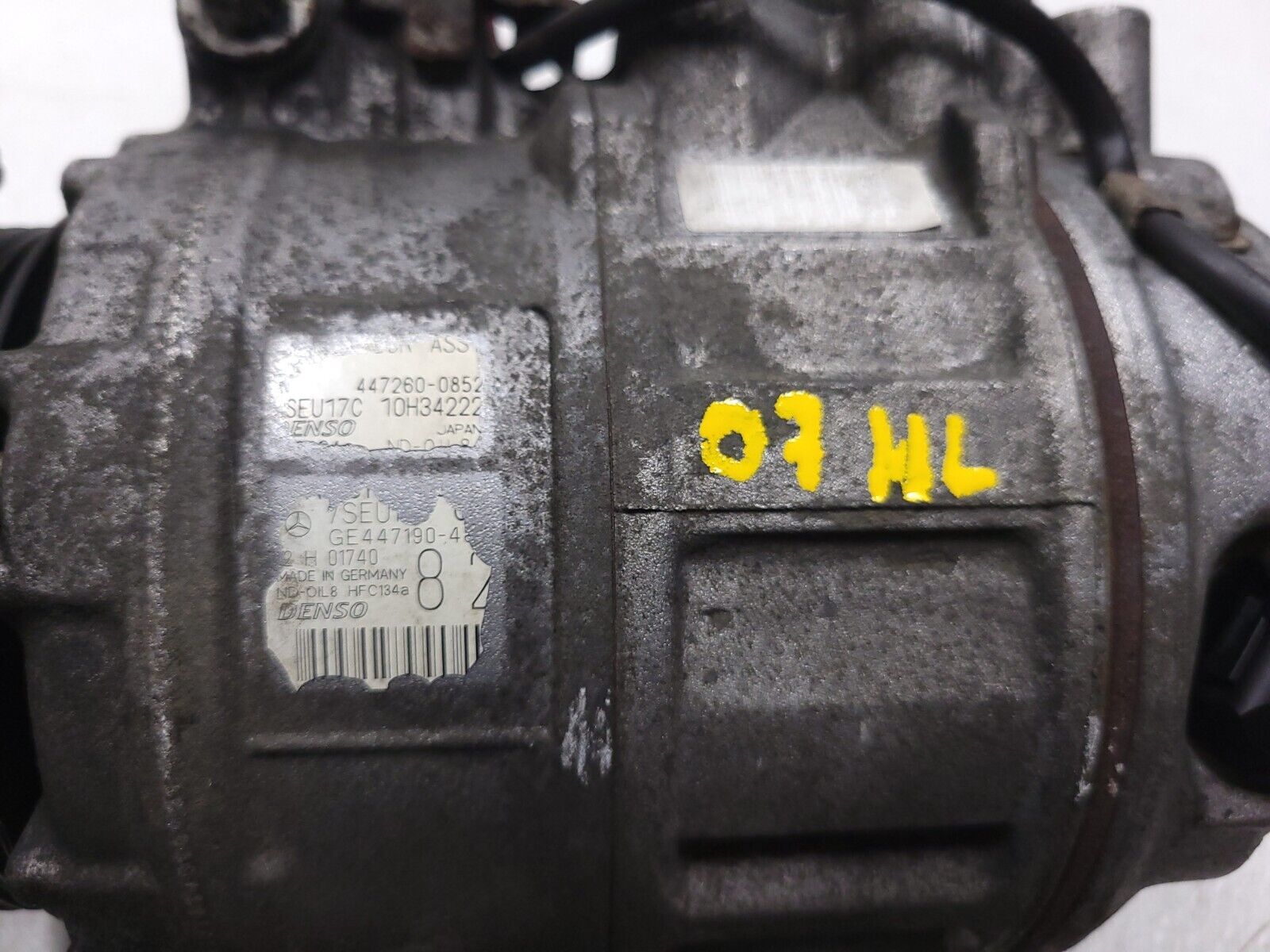06-11 Mercedes ML500 AC Compressor 447260 0852 OEM Replacement - Perfect for Cooling System Repair & Maintenance