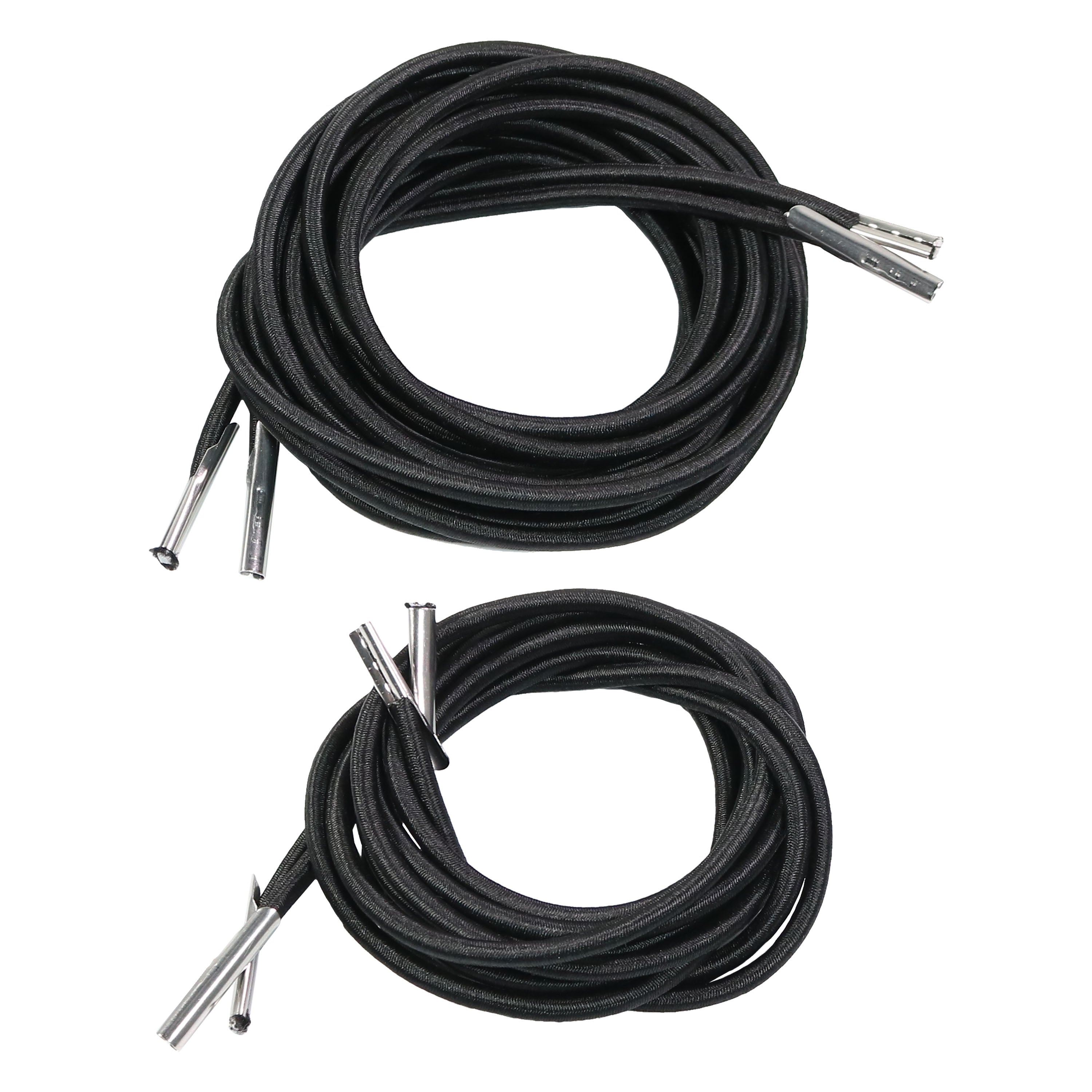 Sunnydaze Zero Gravity Chair Replacement Bungee Cords - Universal Fit, Black | Durable Outdoor Patio Furniture Accessories for Relaxing in Backyard, Poolside or Camping