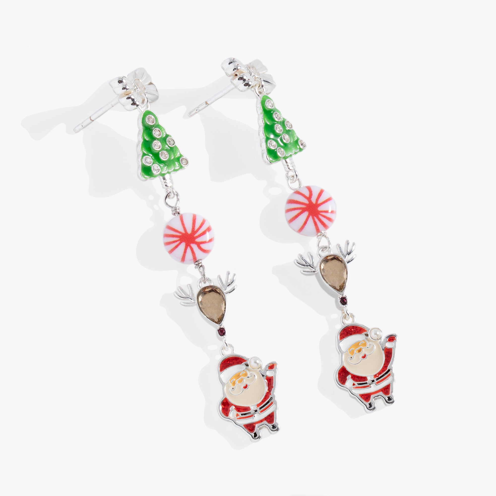 Holiday Charm Earrings - Festive Dangle Earrings for Christmas & New Year - Perfect for Parties, Gifts & Holiday Celebrations