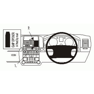 ClicOn No Holes Center Dash Mount for Volkswagen Touareg 2003-2009 | Phone Holder for Hands-Free Driving & GPS Navigation