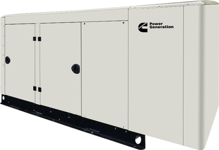 Cummins RS50 50kW Quiet Connect™ Series Liquid Cooled Standby Generator - 3 Phase 120/208V, LP/NG (A054F636) - Ideal for Home Backup Power & Emergency Use During Outages