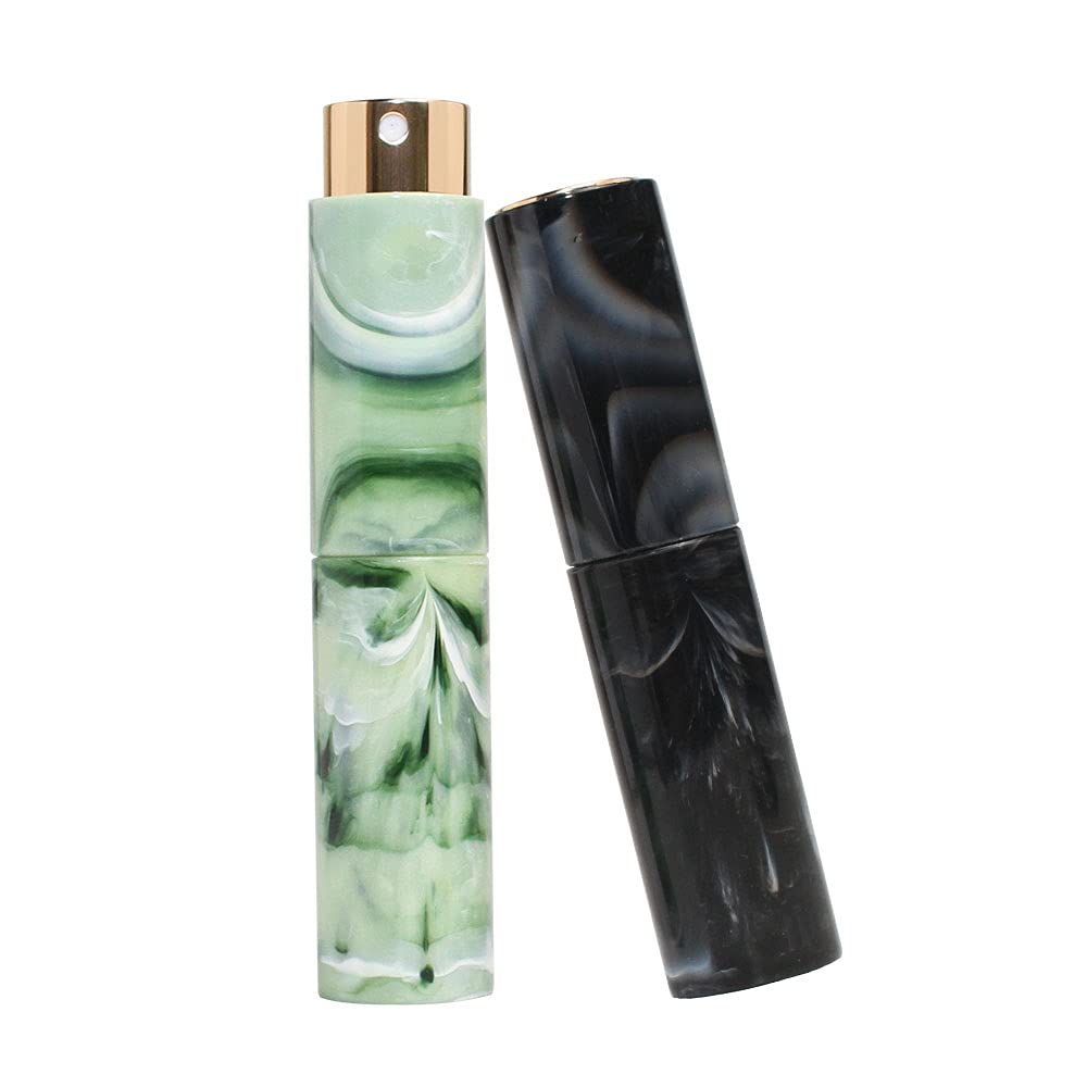 10ml Refillable Perfume Bottle - Portable Atomizer Spray Bottle for Travel, Empty Cologne Dispenser with Funnel - Mini Essential Oil Container for Women & Men - Perfect for Gym, Office, and Vacation Use