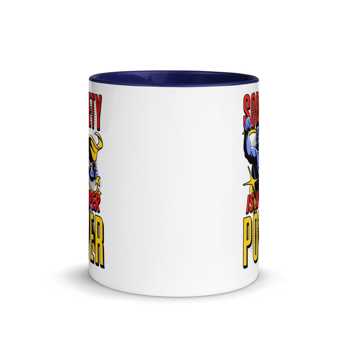 Empowering Sobriety Superpower Comic Mug with Vibrant Colors - Perfect for Coffee, Tea & Motivational Gifts for Recovery & Daily Inspiration