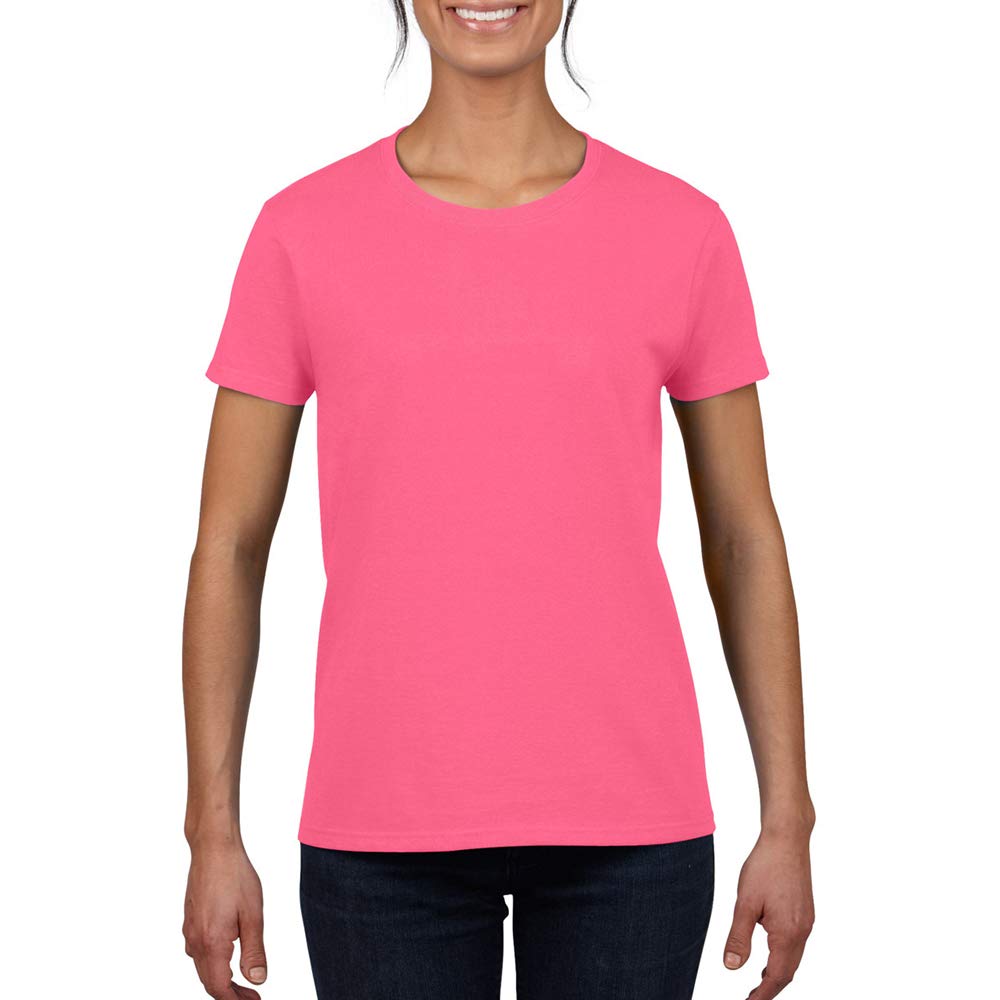 Gildan Women's Heavy Cotton Short Sleeve T-Shirt - Missy Fit, Black, Size Large - Perfect for Casual Wear, Workouts & Everyday Comfort