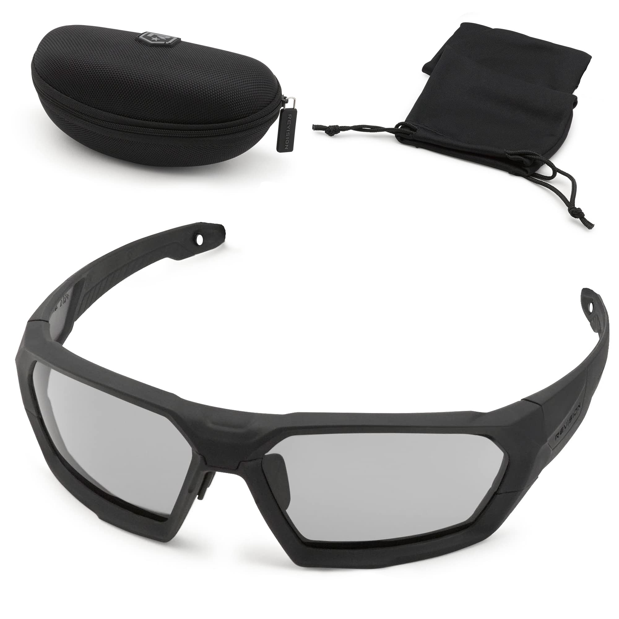 Revision Military SHADOWSTRIKE Ballistic Sunglasses with Photochromic Lens Kit - Tan Frame for Tactical & Outdoor Activities