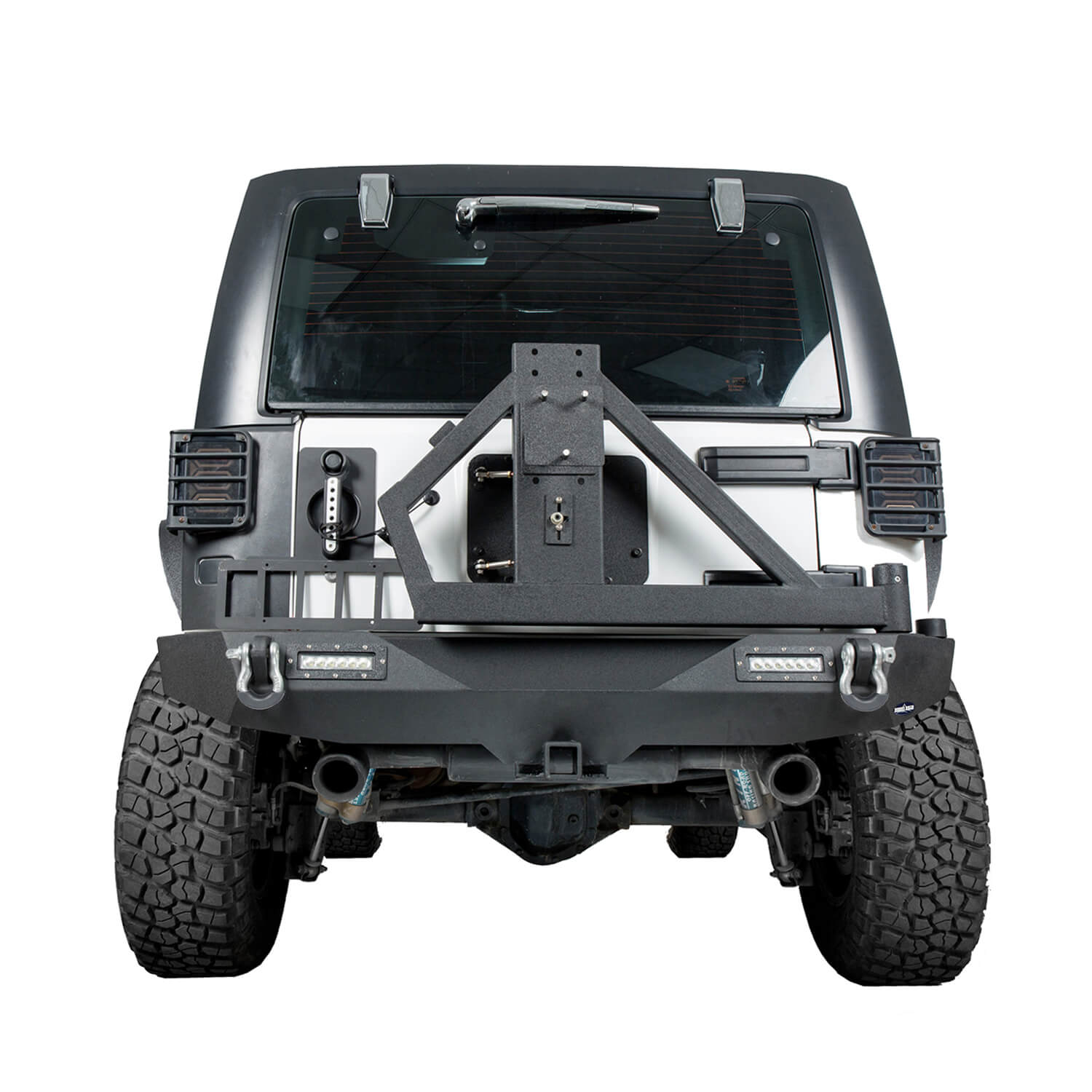Jeep Wrangler JK 2007-2018 Full Width Front & Rear Bumper Set - Heavy Duty Off-Road Protection for Adventure & Trail Riding