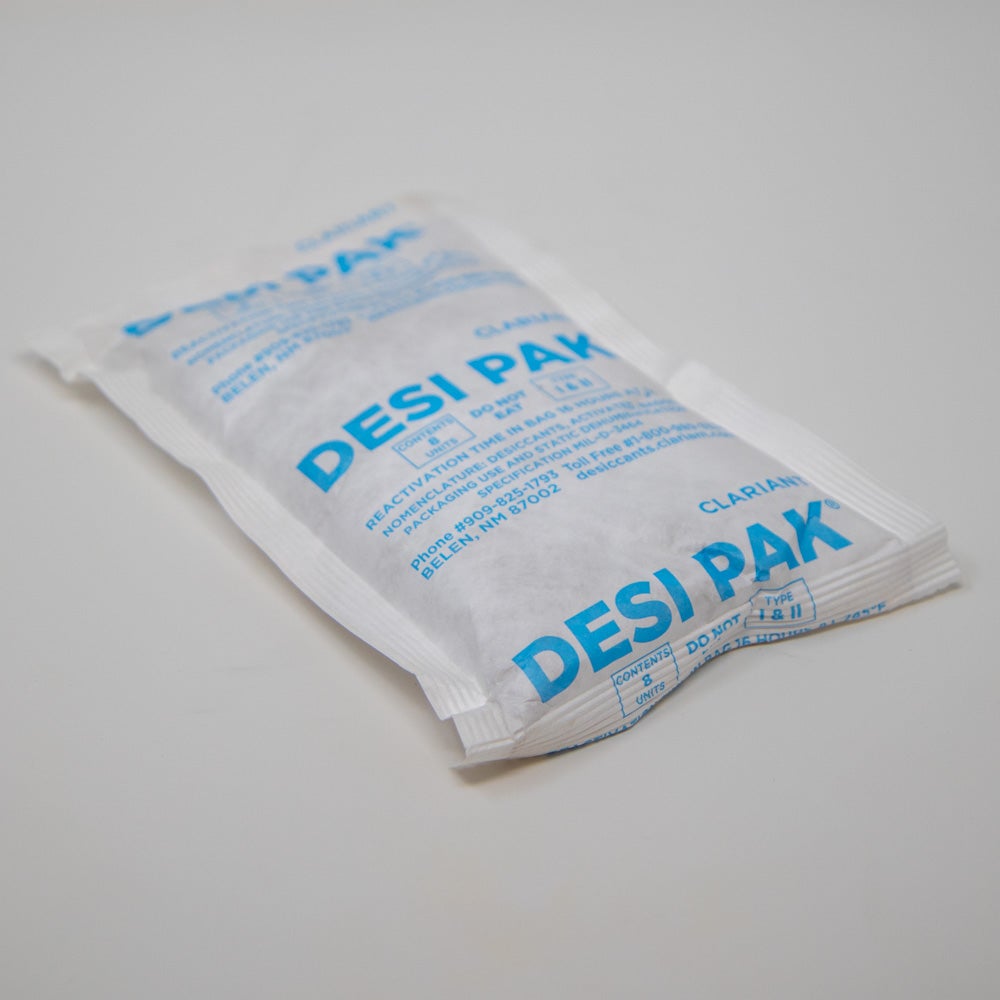 8 oz. Silica Gel Desiccant Packs - Moisture Absorber for Food Storage, Electronics, Closet & Travel (Pack of 10)
