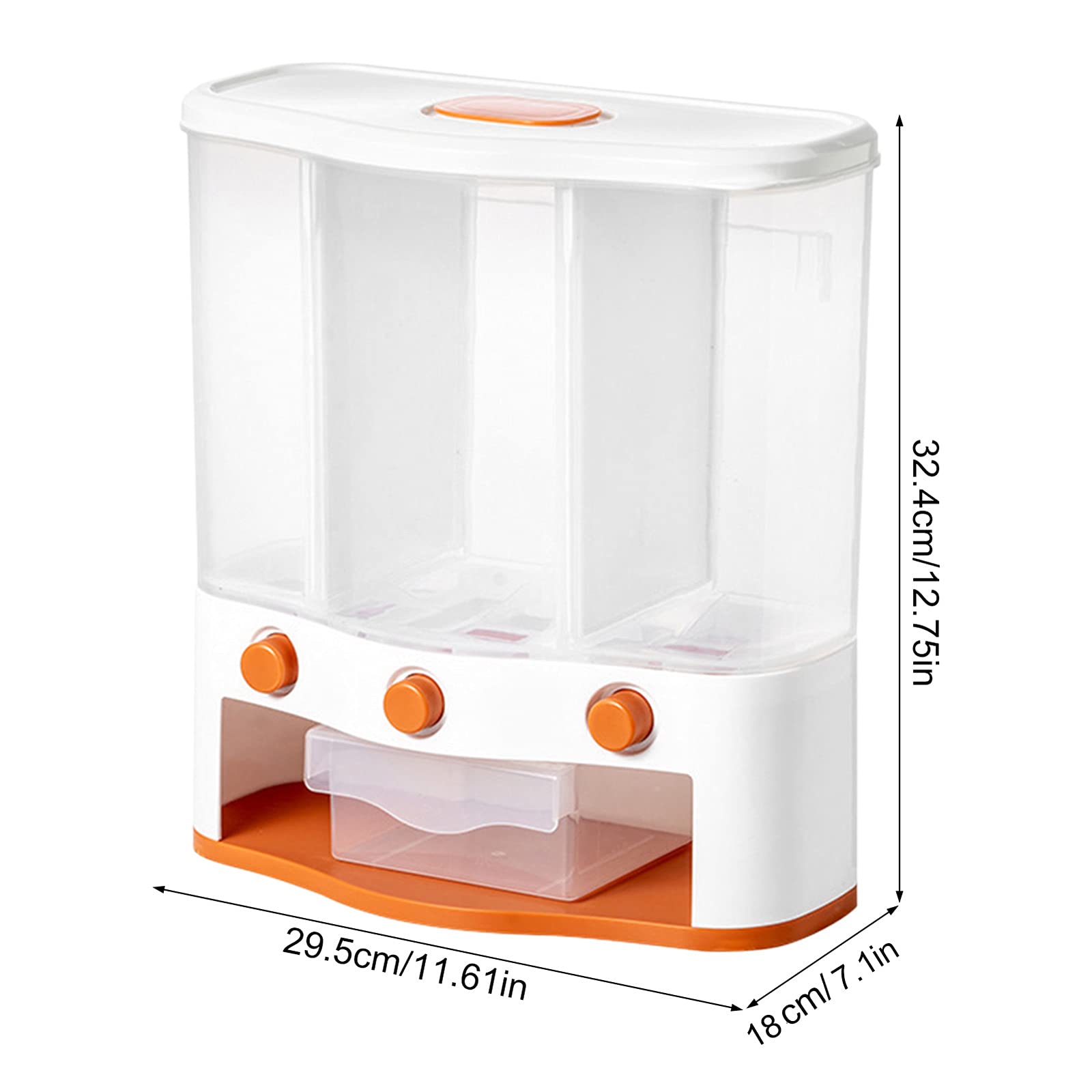 Premium Airtight Pet Food Storage Container - Moisture-Proof Dog Food Bin with Dividers for Dry Kibble, Treats & Grains | Large Capacity Green Pet Food Organizer for Kitchen, Pantry & Travel Use