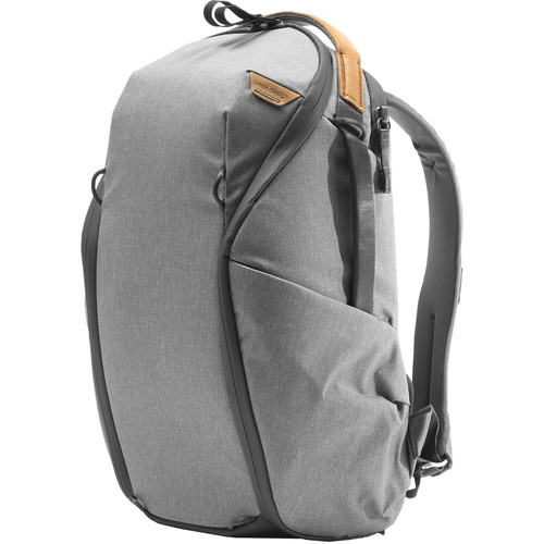 Peak Design Everyday Backpack 15L - Waterproof Camera Backpack with Zip Closure in Ash Gray - Perfect for Travel, Photography & Daily Commute