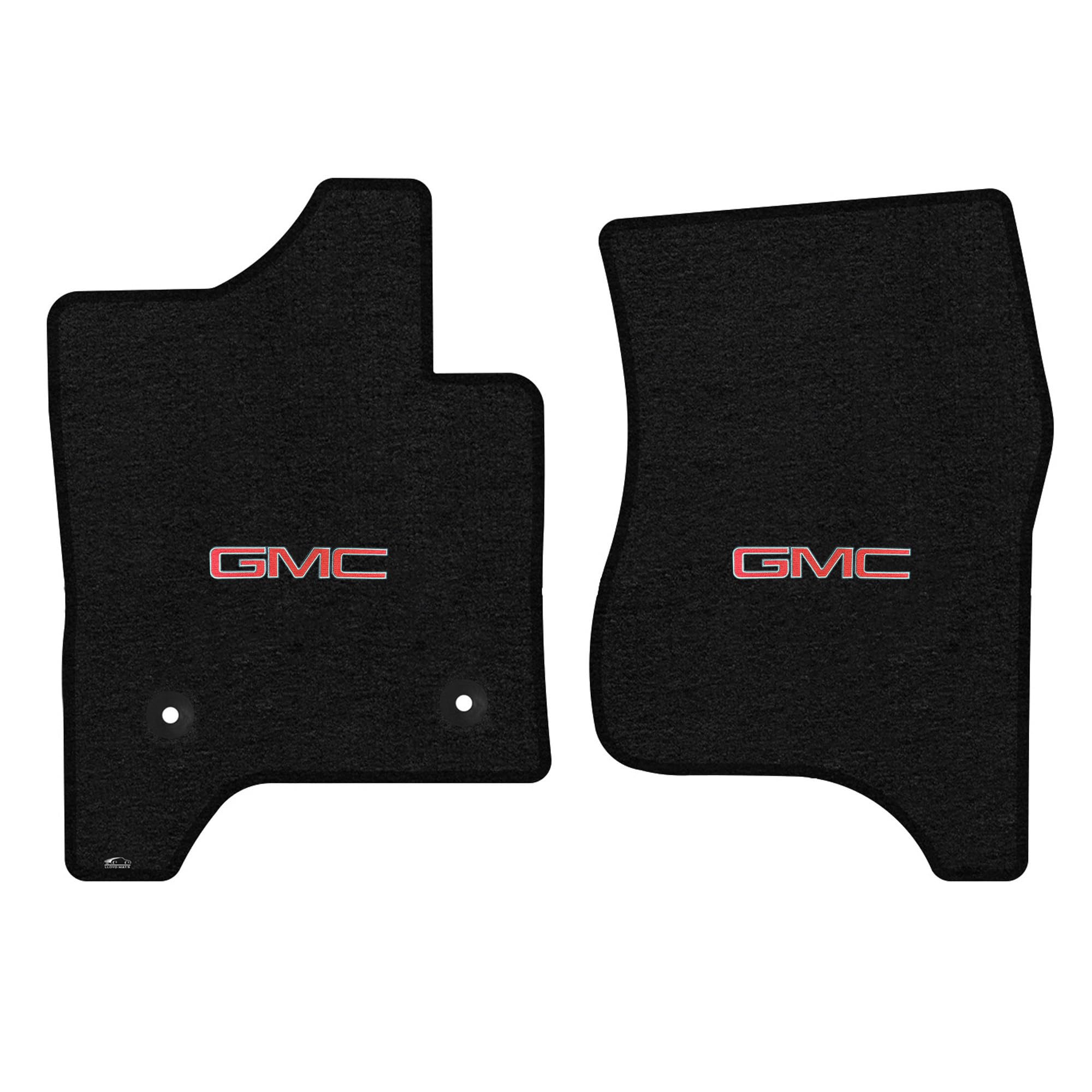 Premium Custom-Fit Carpeted Floor Mats for GMC Yukon/Denali 2015-2020 - Luxury Car Floor Liners with GMC Logo (Charcoal, 2-Piece Front Set) - Perfect for All-Weather Protection & Enhanced Interior Style