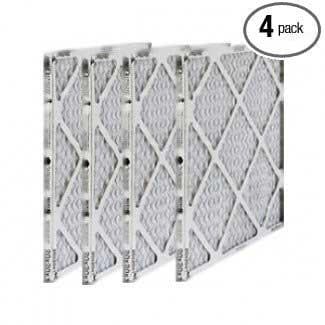 Lennox Healthy Climate 16x20x1 Air Filter 4-Pack - MERV 8 Pleated HVAC Furnace AC Filters for Home & Office Air Purification