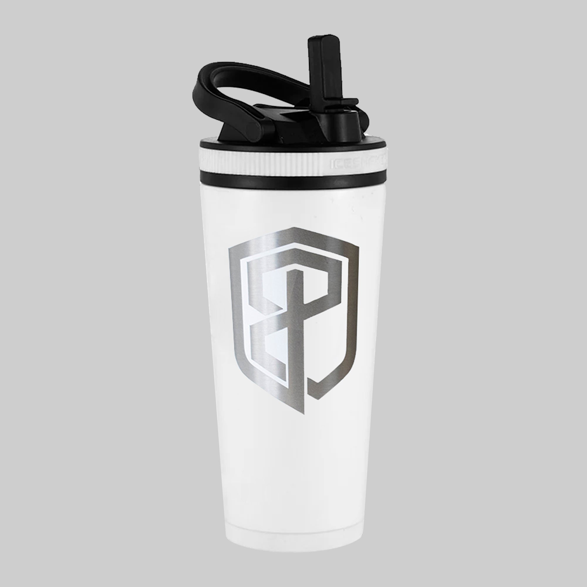 Born Primitive Sports Water Bottle - 24oz Insulated Stainless Steel Leakproof Gym Bottle for Workout, Running & Hiking (White) - Stay Hydrated During Fitness & Outdoor Activities