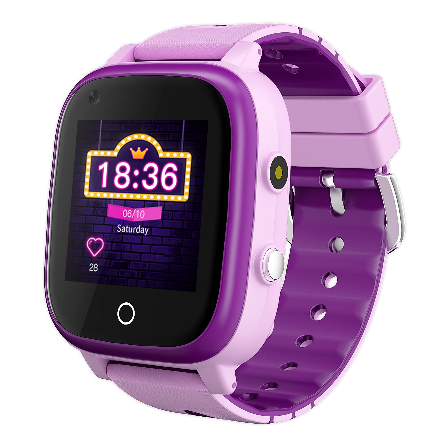 4G Kids Smart Watch with GPS Tracker - IP67 Waterproof, 1.3