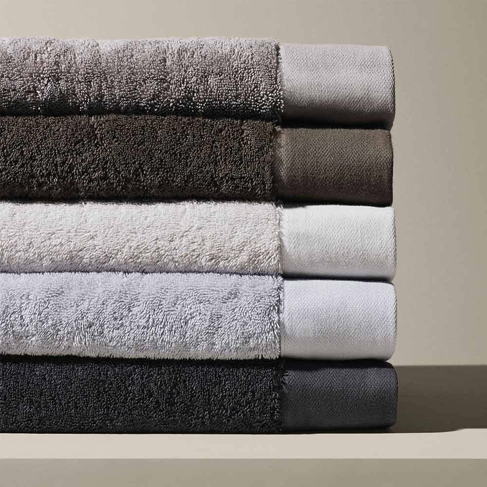 Blomus Riva 69128 Premium Cotton Guest Hand Towels Set of 4 - Agave Green Bathroom Towels for Guest Bath, Powder Room & Luxury Hotels