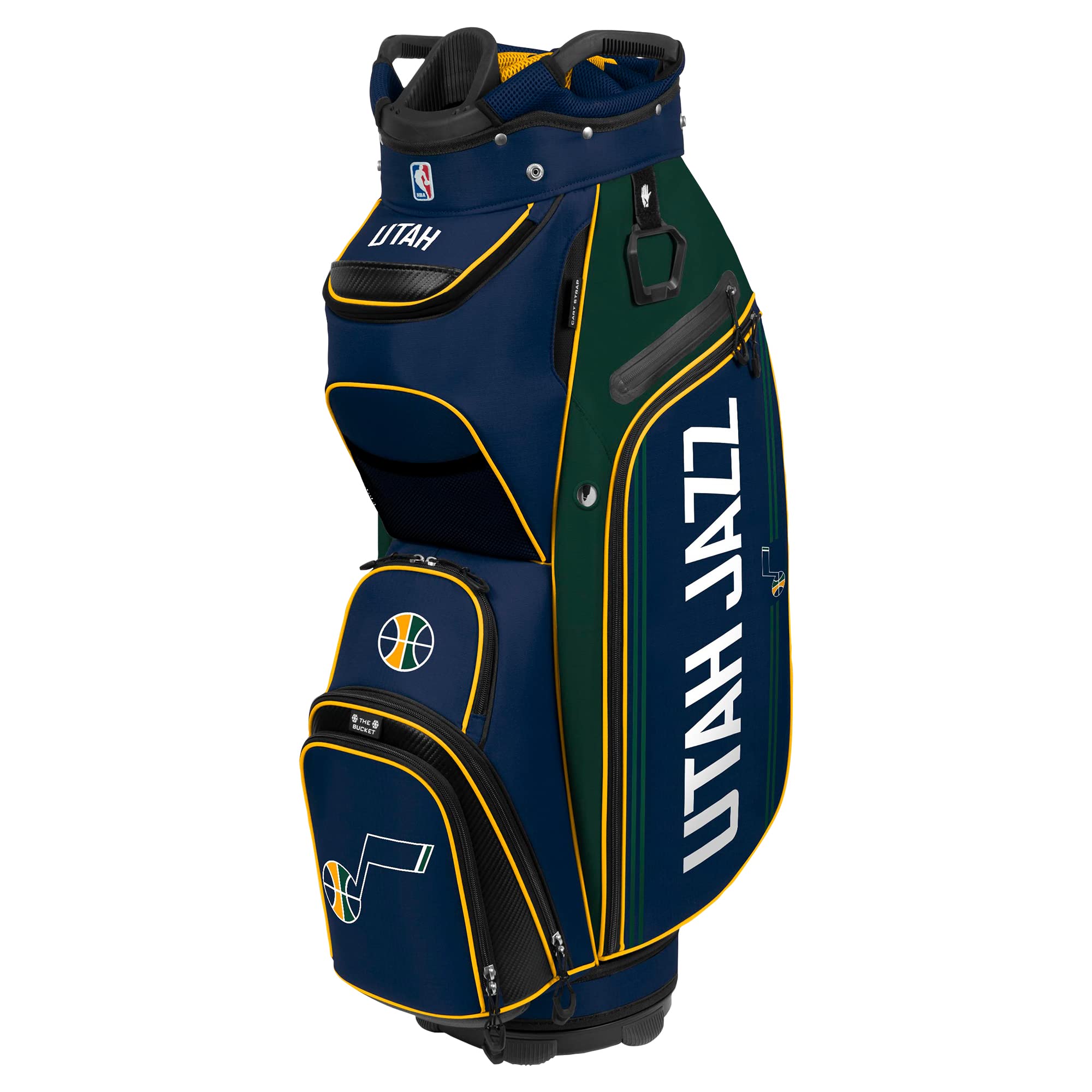 Utah Jazz Bucket III Cooler Cart Bag - Insulated Golf Bag with 6-Can Capacity, Team Logo Design - Perfect for Golf Outings, Tailgating & Outdoor Events