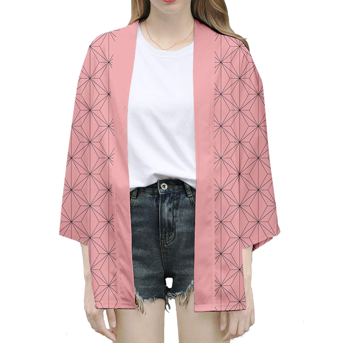 ELEFINE Demon Anime Cosplay Long Cardigan Jacket - Open Front Gothic Coat for Women | Halloween Costume, Cosplay Convention, Lolita Fashion Outfit