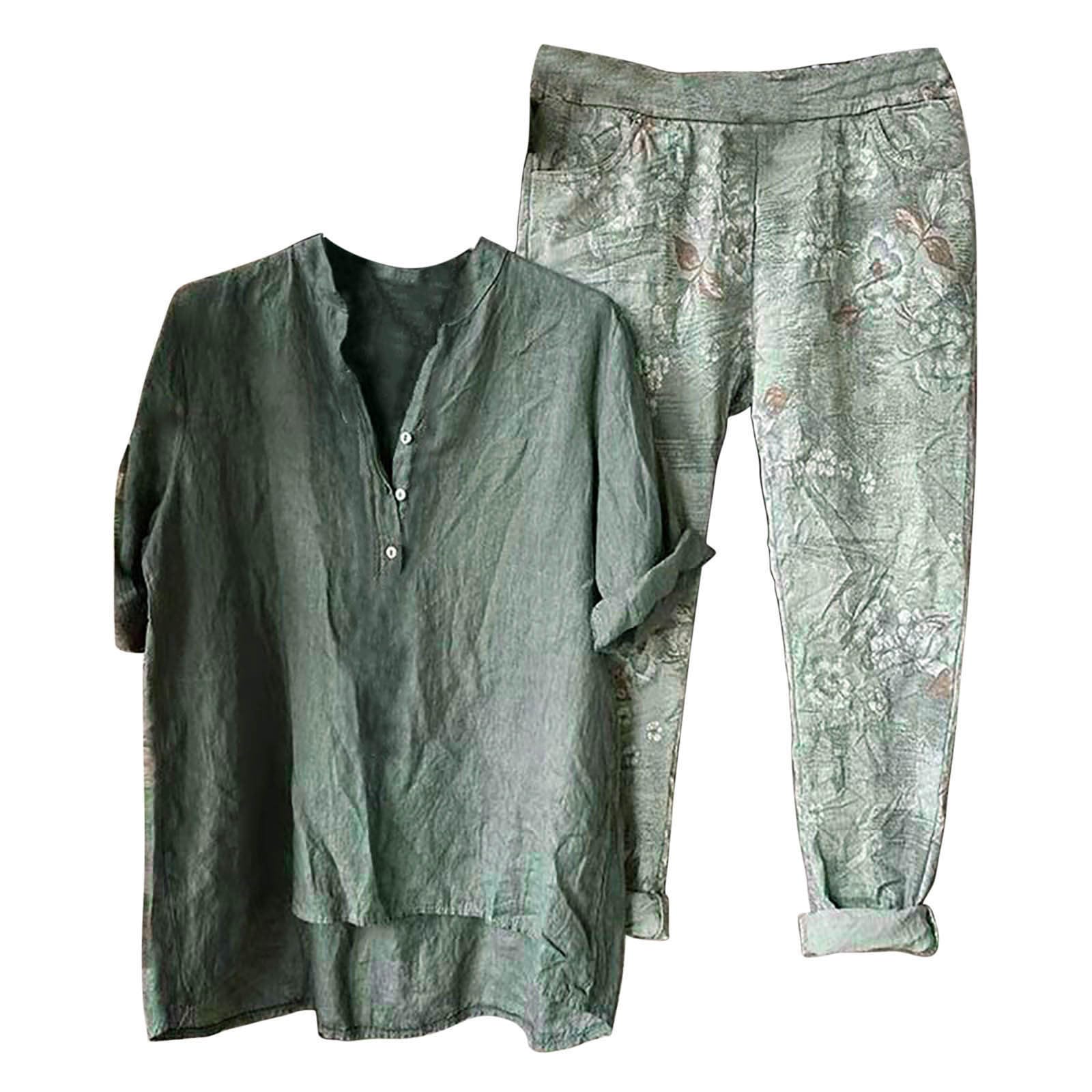 Women's 2-Piece Matching Sweatsuit Set - Comfy Lounge & Vacation Outfits - Plus Size Shorts & Pajamas - Perfect for Couples, Relaxing at Home, and Weekend Getaways