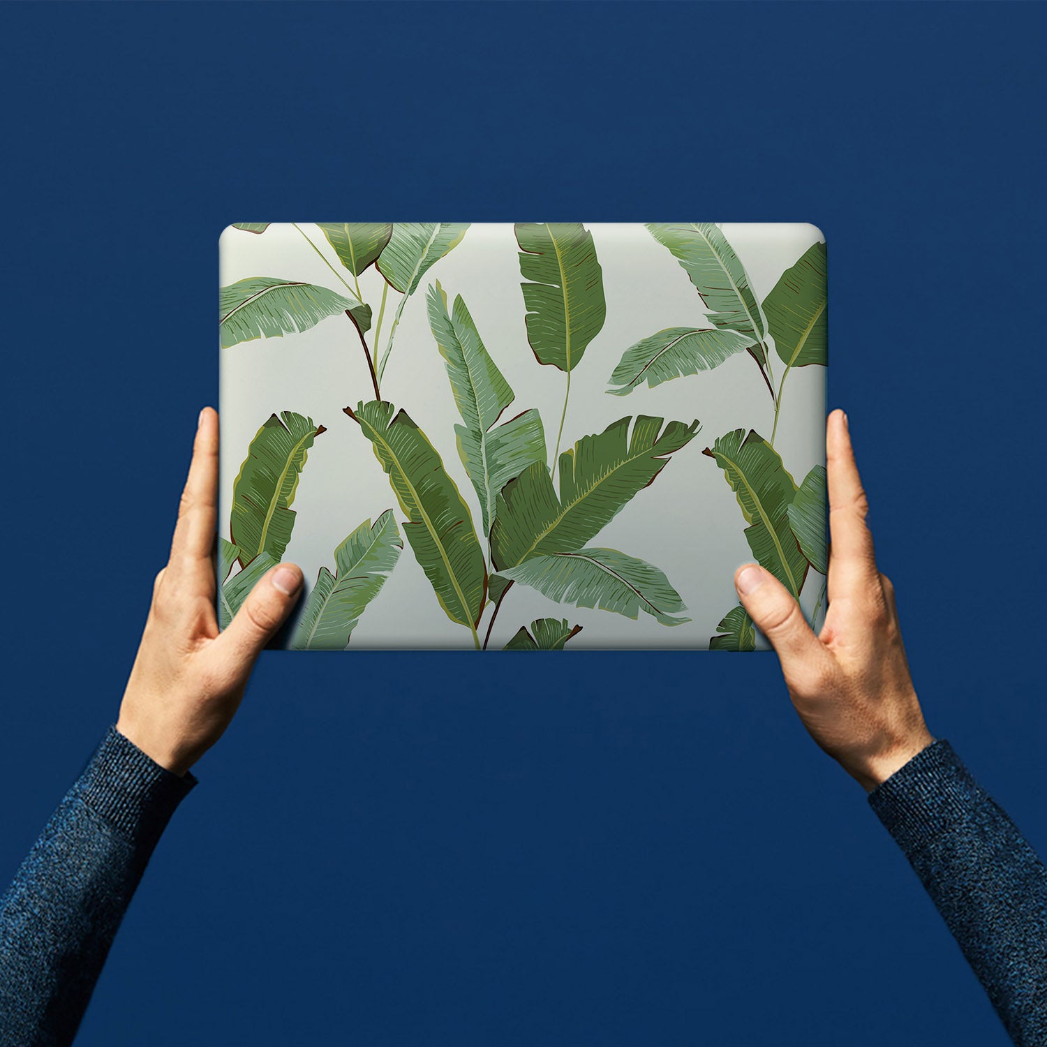 Premium Green Leaves Pattern Surface Laptop Case - Slim Protective Cover for Microsoft Surface Laptop (1-5) | Perfect for Work, Travel & School Accessories