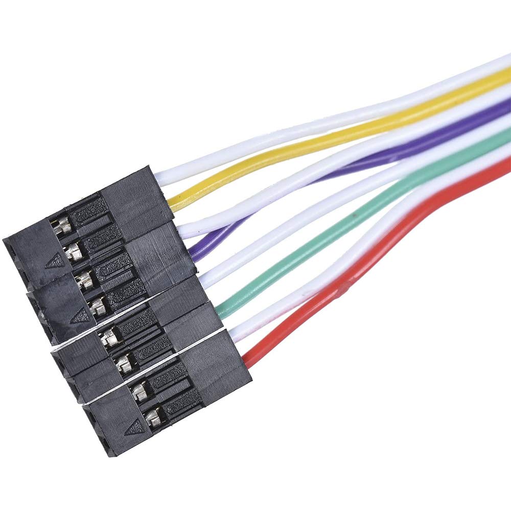 2Pcs ATX Computer Case Power On/Off Reset Switch Cable with 2 LED Lights (Red/Green) - 65cm Front Panel Wire for PC Build & Repair - Perfect for DIY Computer Assembly, Case Modding & Hardware Maintenance