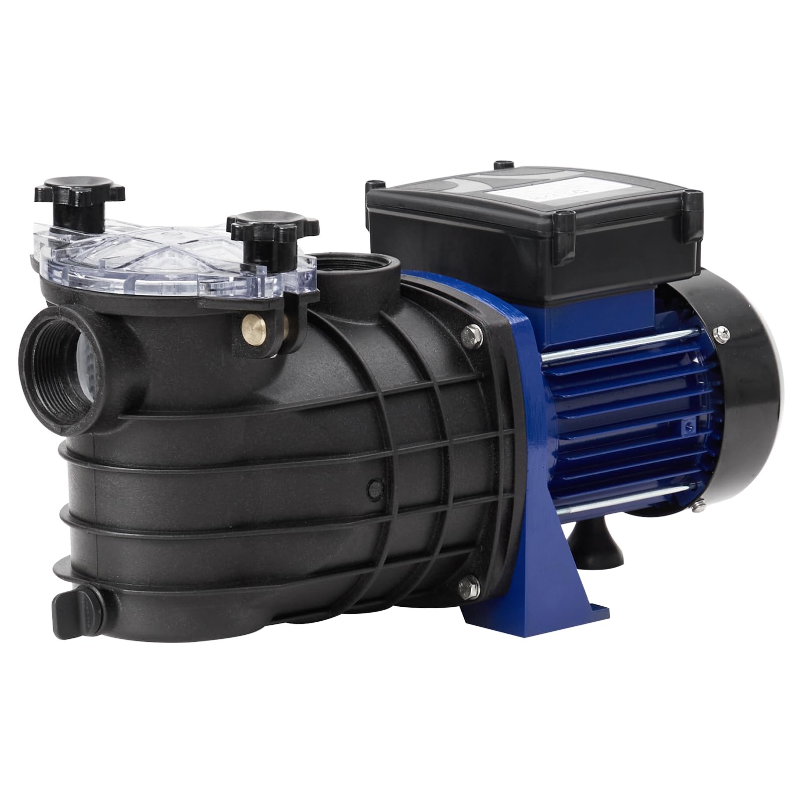 3/4HP In-Ground & Above-Ground Swimming Pool Pump - 550W/115V Single Speed High Flow Water Pump (2641GPH) with Filter Basket - Quiet & Powerful Priming for Family Backyard Pools, Spas & Water Features