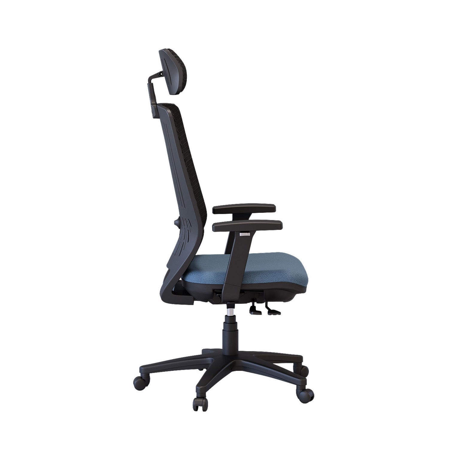 Noah Office Chair - Ergonomic Mesh Back Adjustable Height Swivel Task Chair with Lumbar Support - Blue Sapphire - Perfect for Home Office, Gaming, and Workspace Comfort
