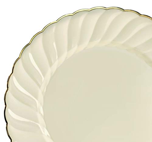Blossom in Ivory & Gold Rim