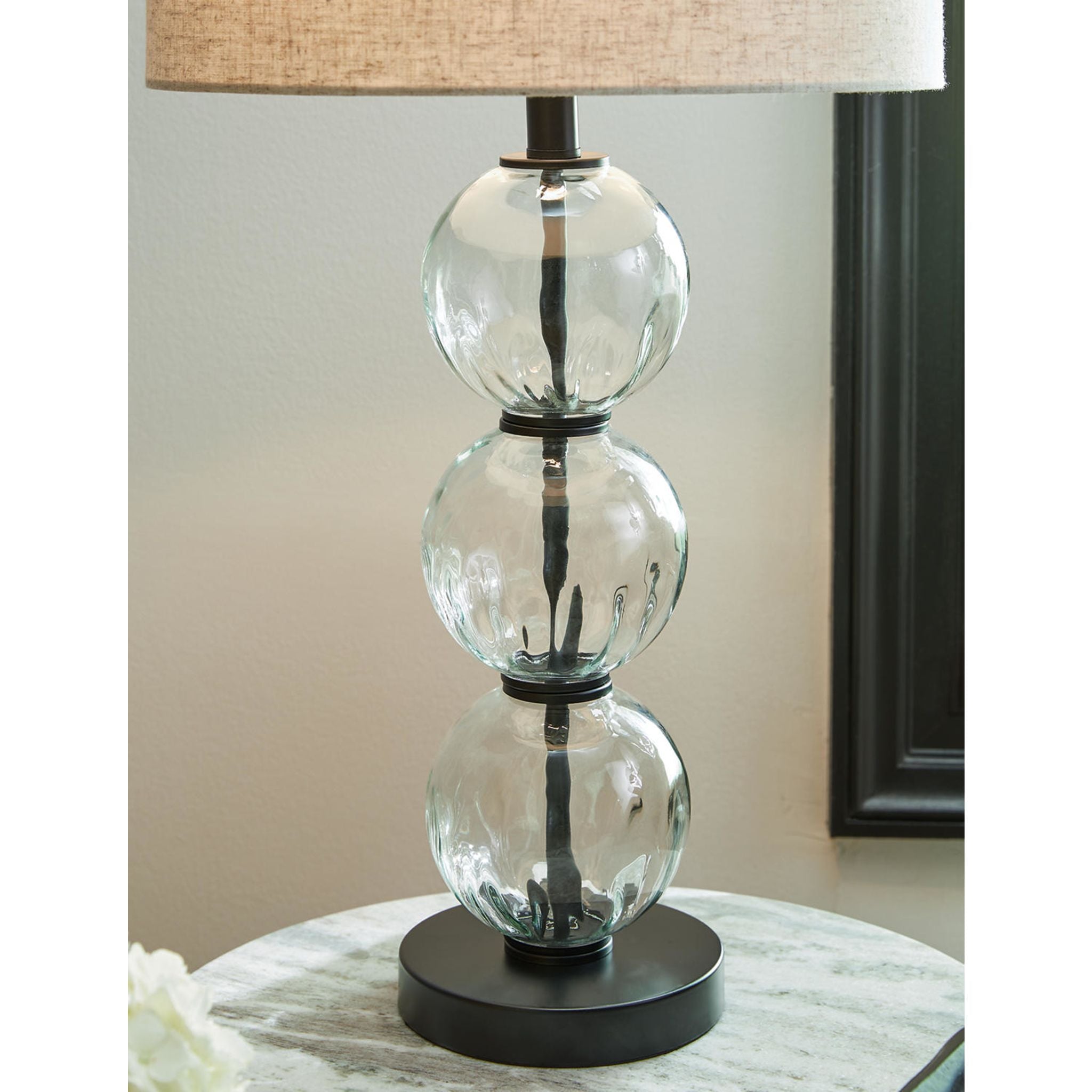 Airbal Table Lamp Pair - Set of 2 Modern Bedside Lamps, 29.5 Inch Height, Soft Glow Lighting for Bedroom, Living Room, or Office Decor