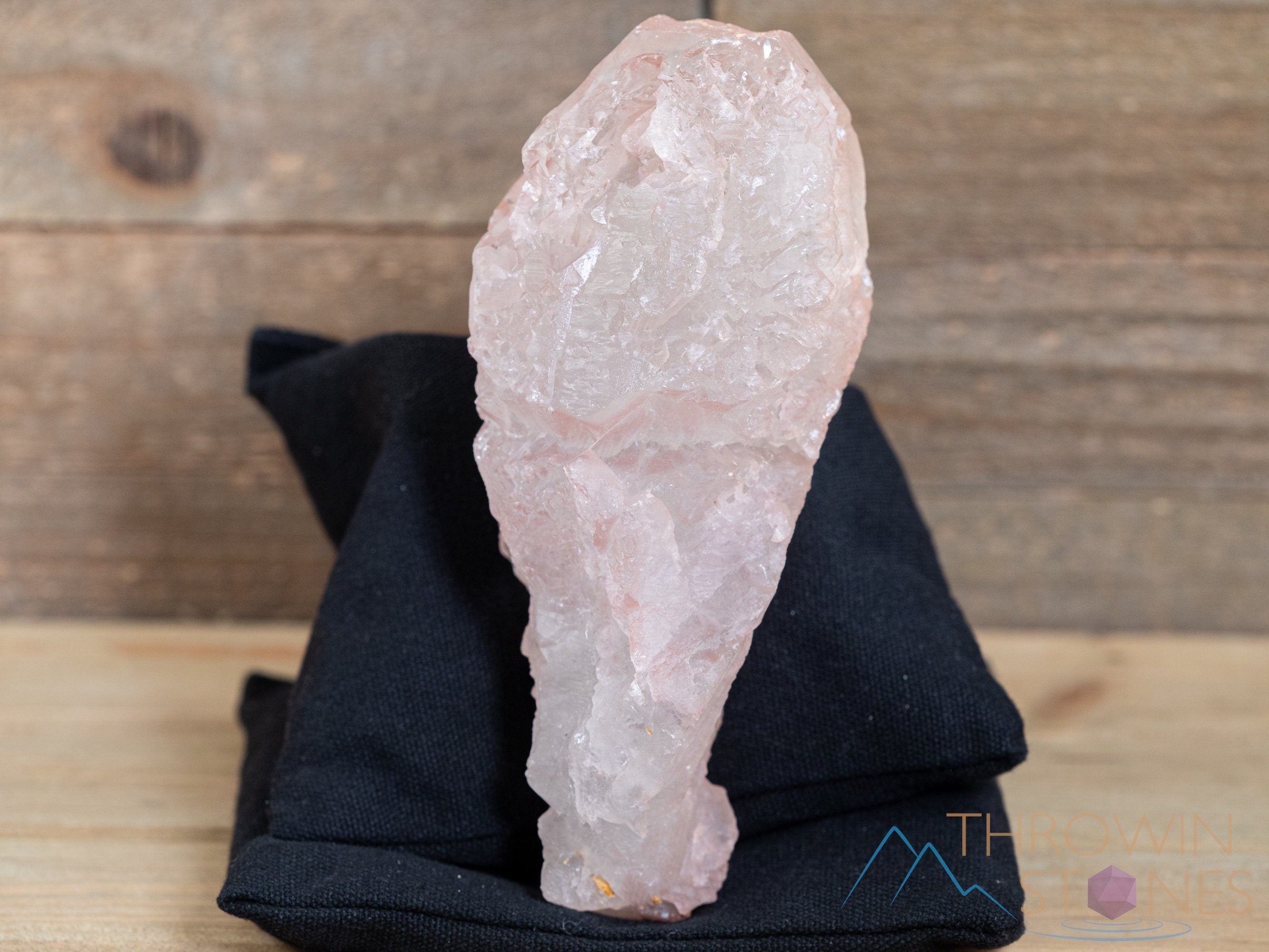 NIRVANA QUARTZ Etched Ice Himalayan Quartz Raw Crystal - Natural Healing Stone for Meditation, Yoga & Spiritual Growth | Perfect Housewarming Gift & Home Decor | Raw Crystals and Stones Collection (40300)