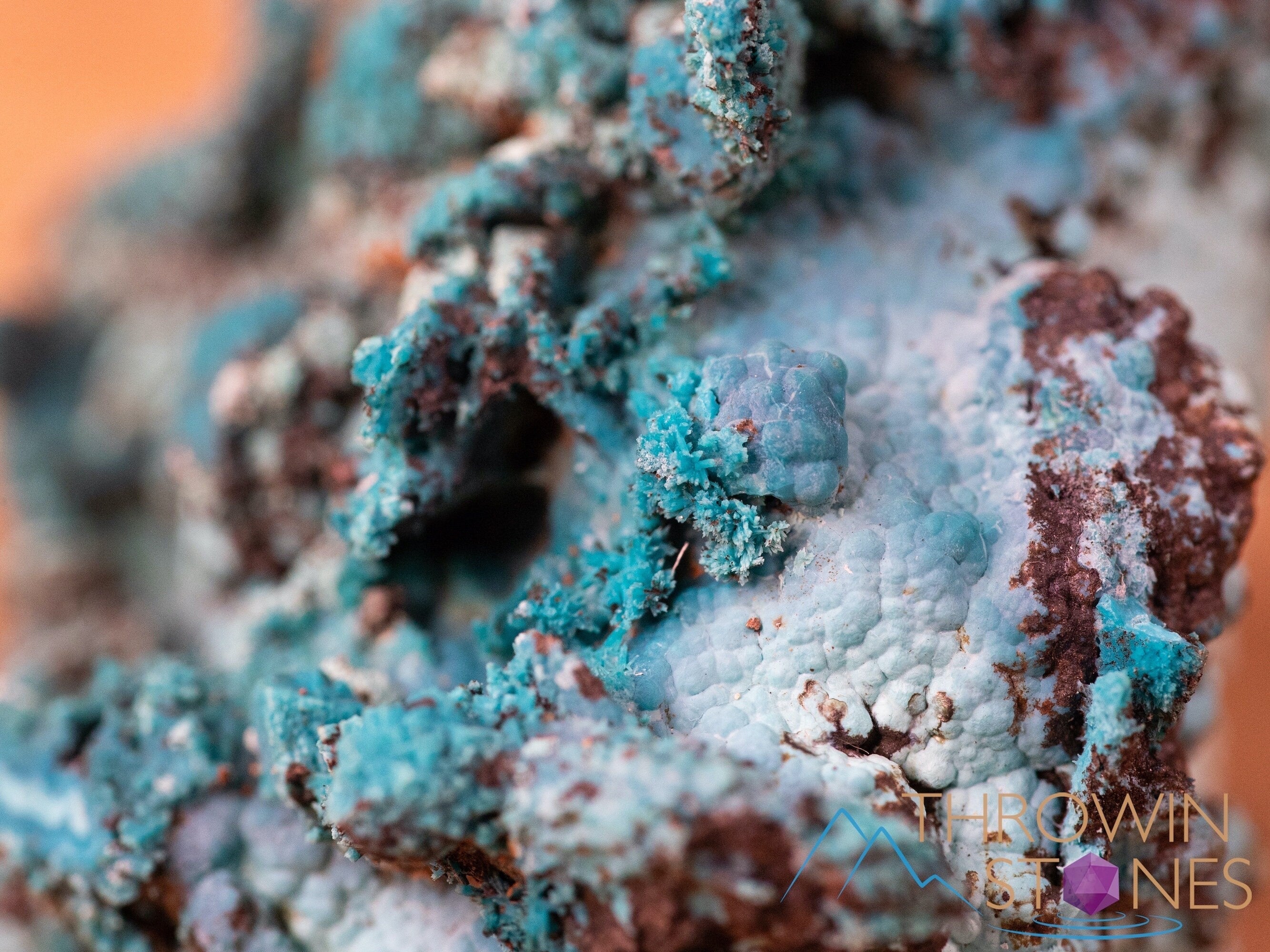 CHRYSOCOLLA Pseudomorph after AZURITE & MALACHITE Raw Crystal Specimen | Natural Healing Stone | Unique Housewarming Gift & Home Decor | Meditation & Energy Work | 40640