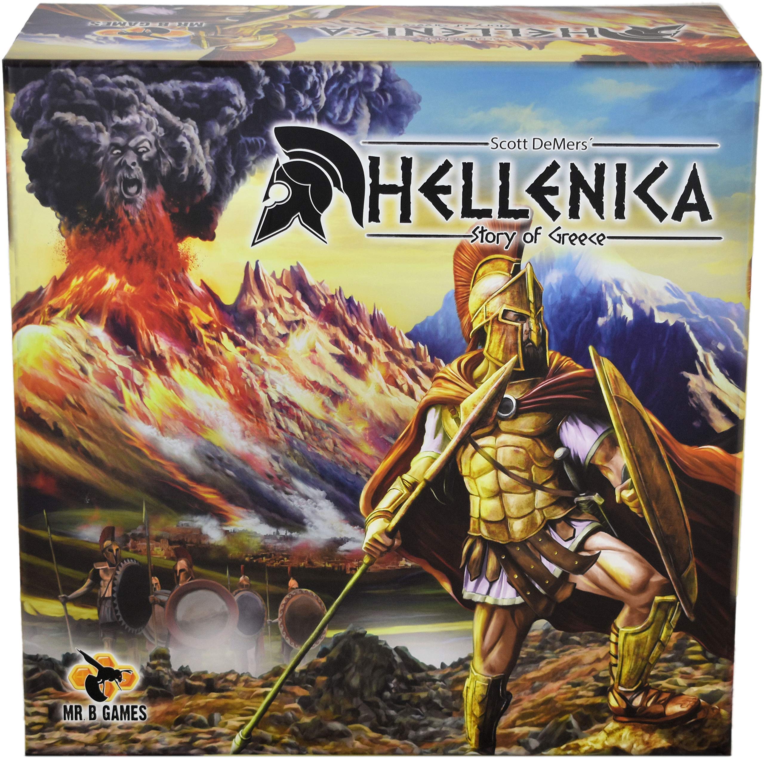 Hellenica: The Story of Greece - Ancient Greek History Strategy Board Game by Mr. B Games | Perfect for Family Game Nights & History Enthusiasts