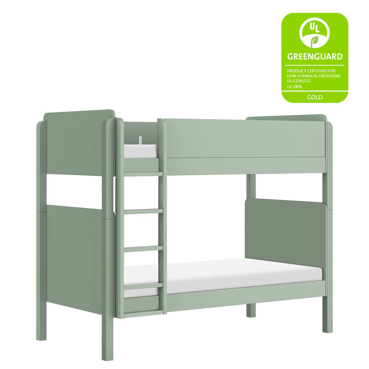 Babyletto Tip Toe Bunk Bed - Twin Over Twin Kids Bunk Bed with Ladder, Safety Rails & Modern Design | Perfect for Small Rooms, Shared Kids Bedrooms & Sleepovers