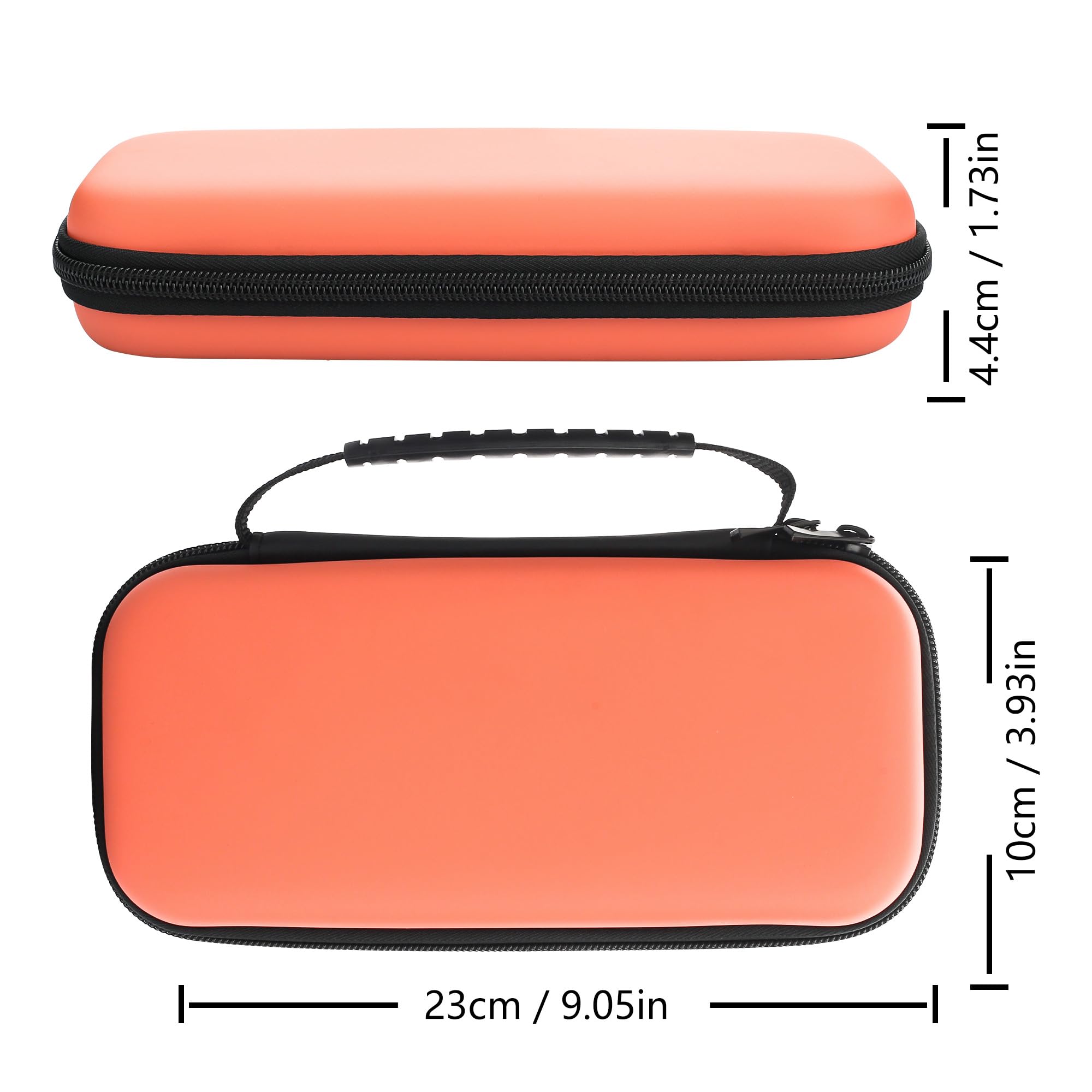 Pink Nintendo Switch Lite Carrying Case with 8 Game Card Slots - 4-in-1 Accessories Kit Includes Clear Glitter TPU Shell, Screen Protector & 2 Thumb Grips - Portable Travel Case for Gaming On-The-Go, Commuting & Vacations