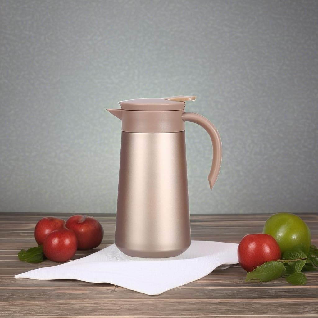 Stainless Steel Thermal Coffee Carafe 27oz - Vacuum Insulated for Tea & Milk - Home & Office Use