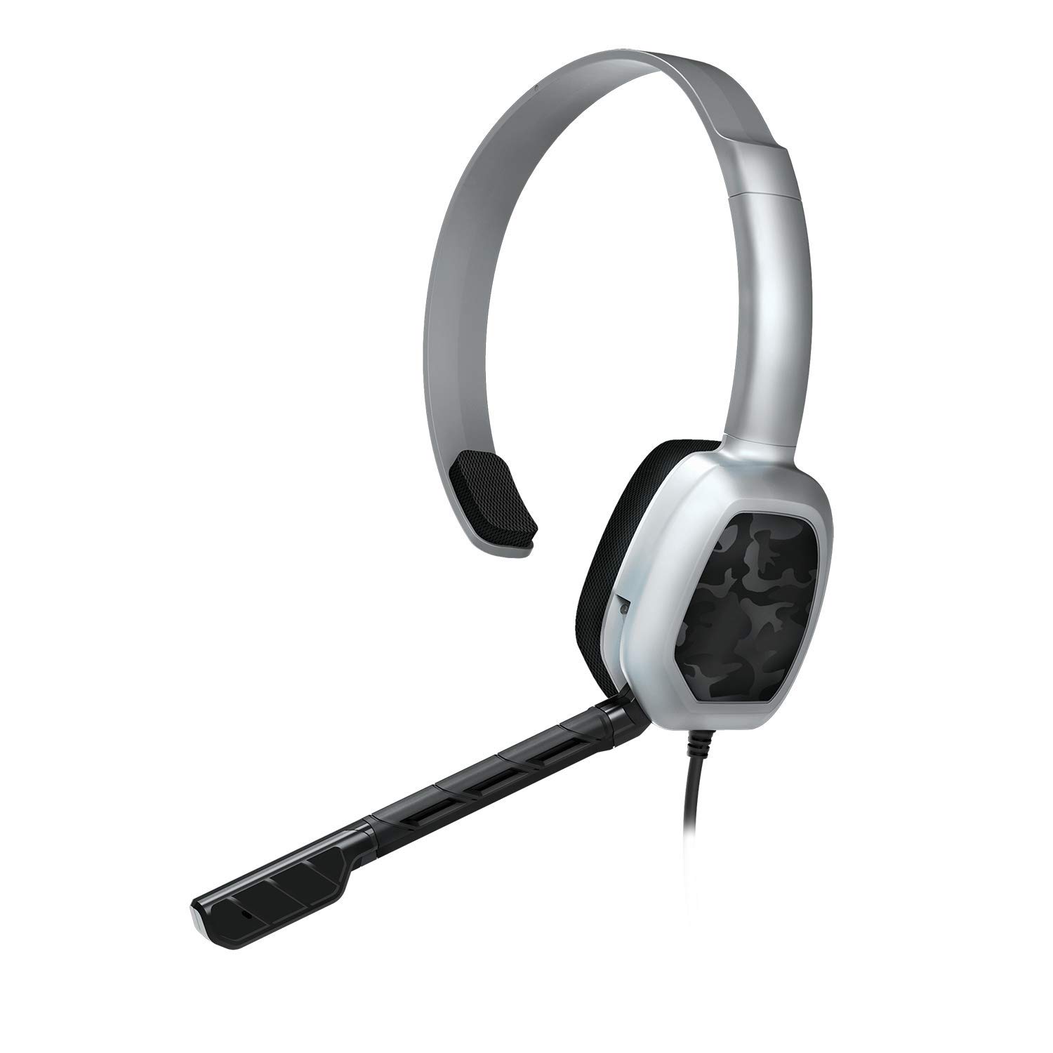 PDP Gaming LVL1 Wired Chat Headset with Noise Cancelling Microphone for Xbox One - Grey Camo Design | Perfect for Online Gaming, Team Communication & Streaming