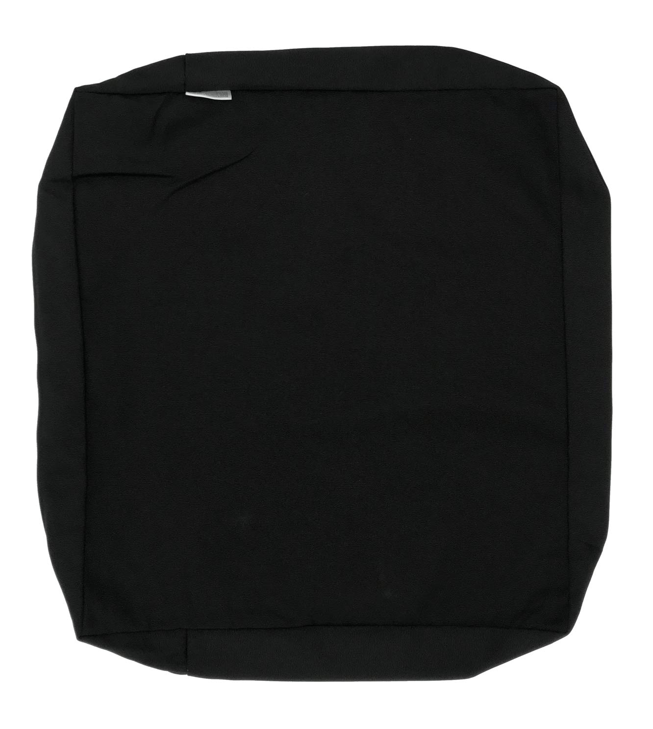 Waterproof UV-Resistant Patio Chair Cushion Cover - Indoor/Outdoor Use - Black (22x20x4 Inches) - Perfect for Poolside, Deck, Garden & Patio Furniture Protection