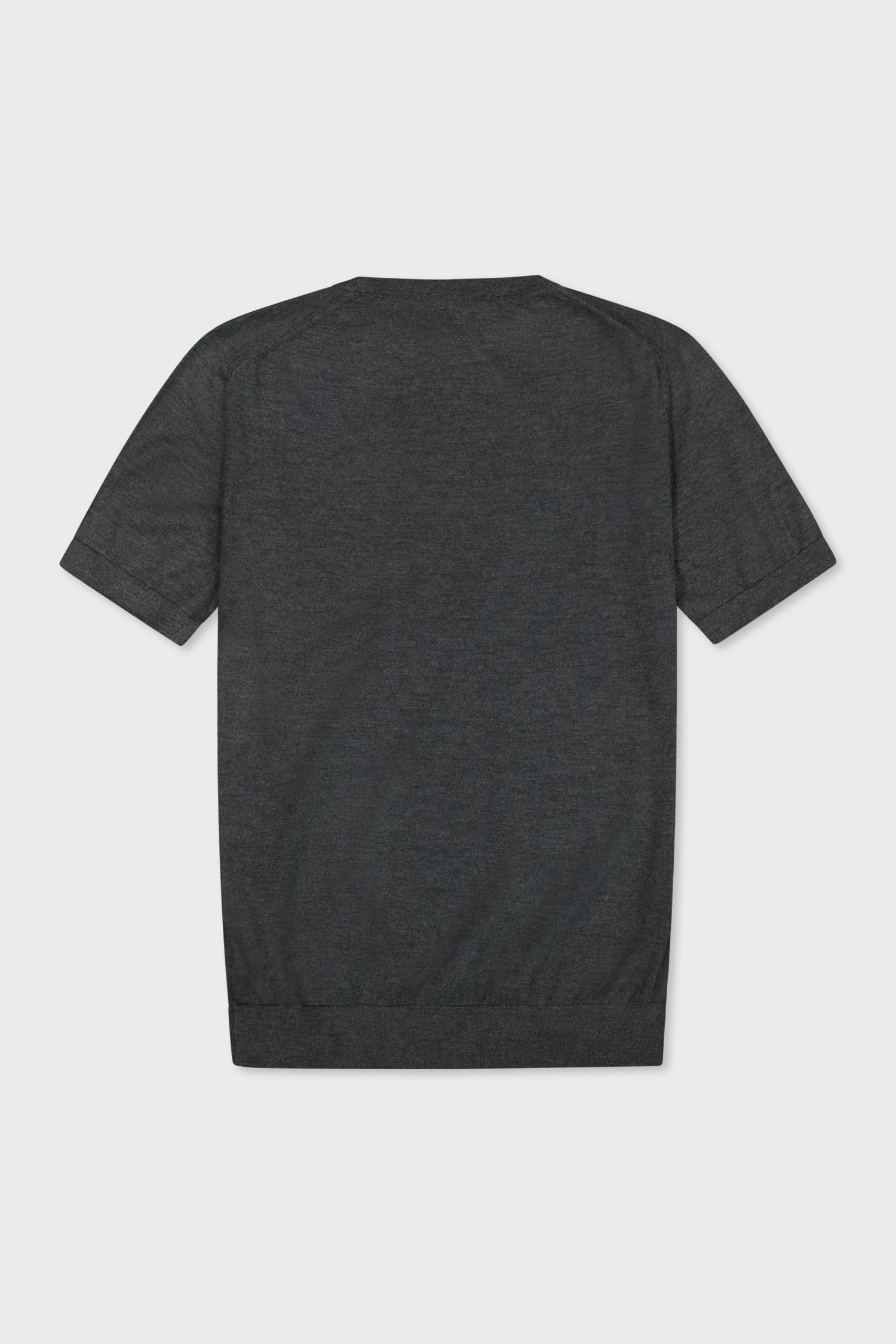 Premium Grey Cashmere Round Neck Short Sleeve T-Shirt for Men & Women | Soft Luxury Knitwear | Perfect for Casual Wear, Office & Travel