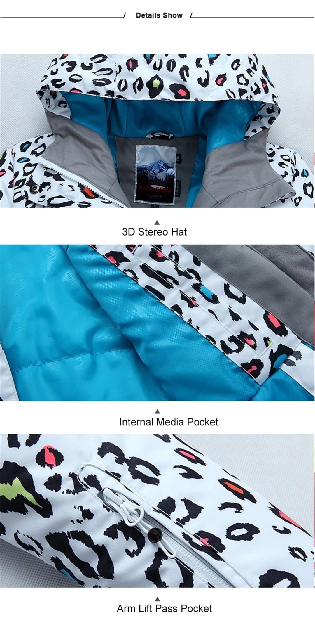 Women's Waterproof Ski Jacket - 10K Waterproof Winter Coat for Snowboarding & Outdoor Sports | Warm Snow Wear for Girls & Women | Perfect for Skiing, Snowboarding & Winter Adventures